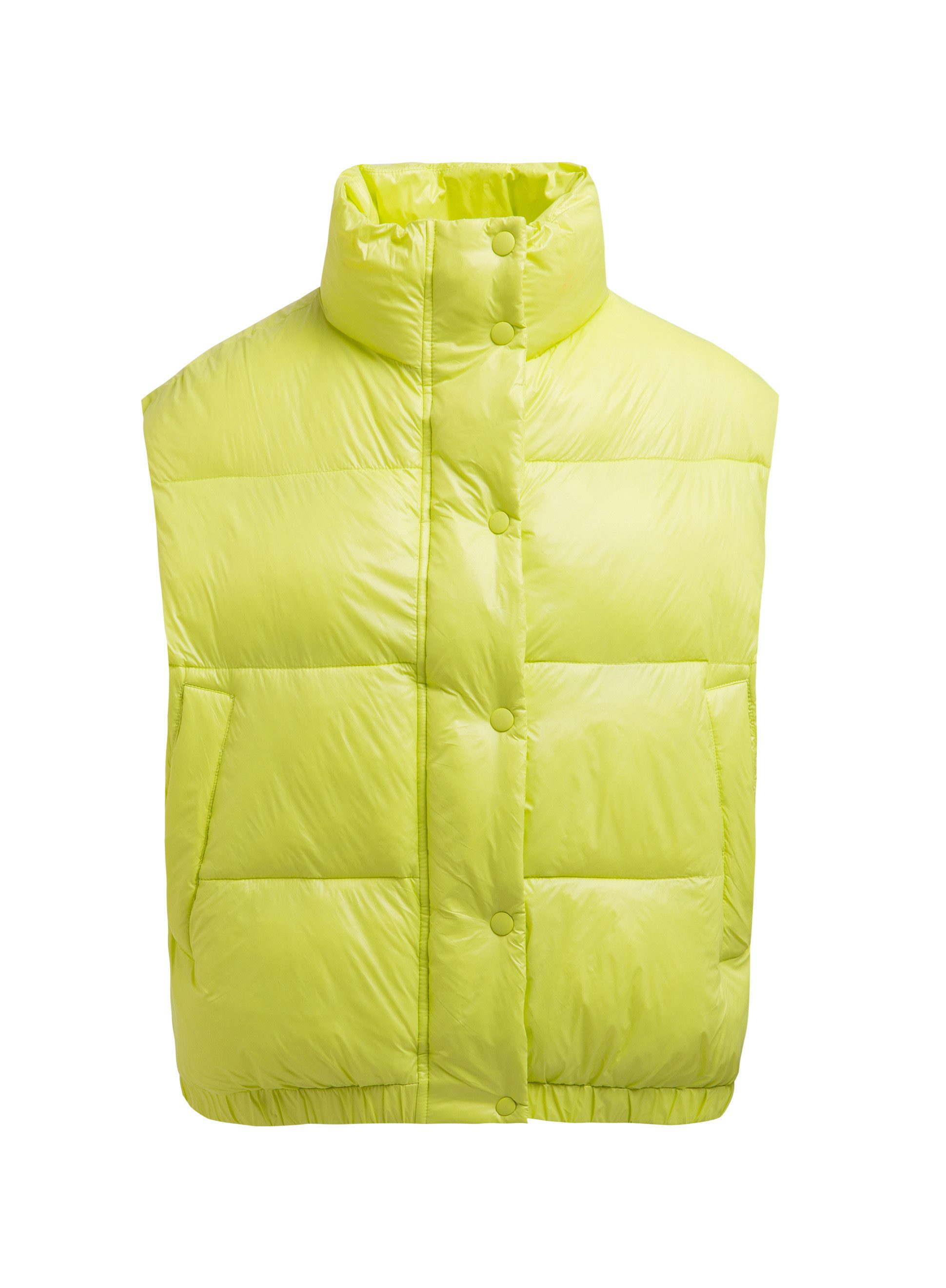 SENSES.THE LABEL Steppweste mit Fleece gefütterte Eingrifftaschen – Bild 2 von 5