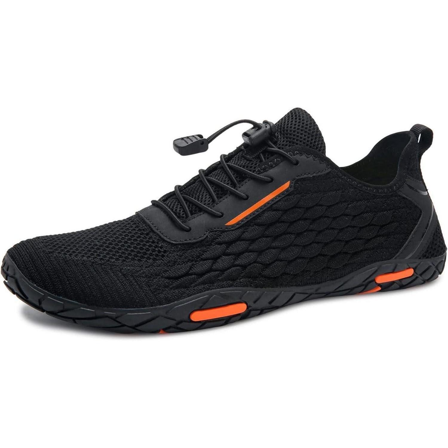 LuxusKollektion Tauchset Strandschuhe Damen Herren Wasserschuhe 43 EU Fischschuppe Schwarz