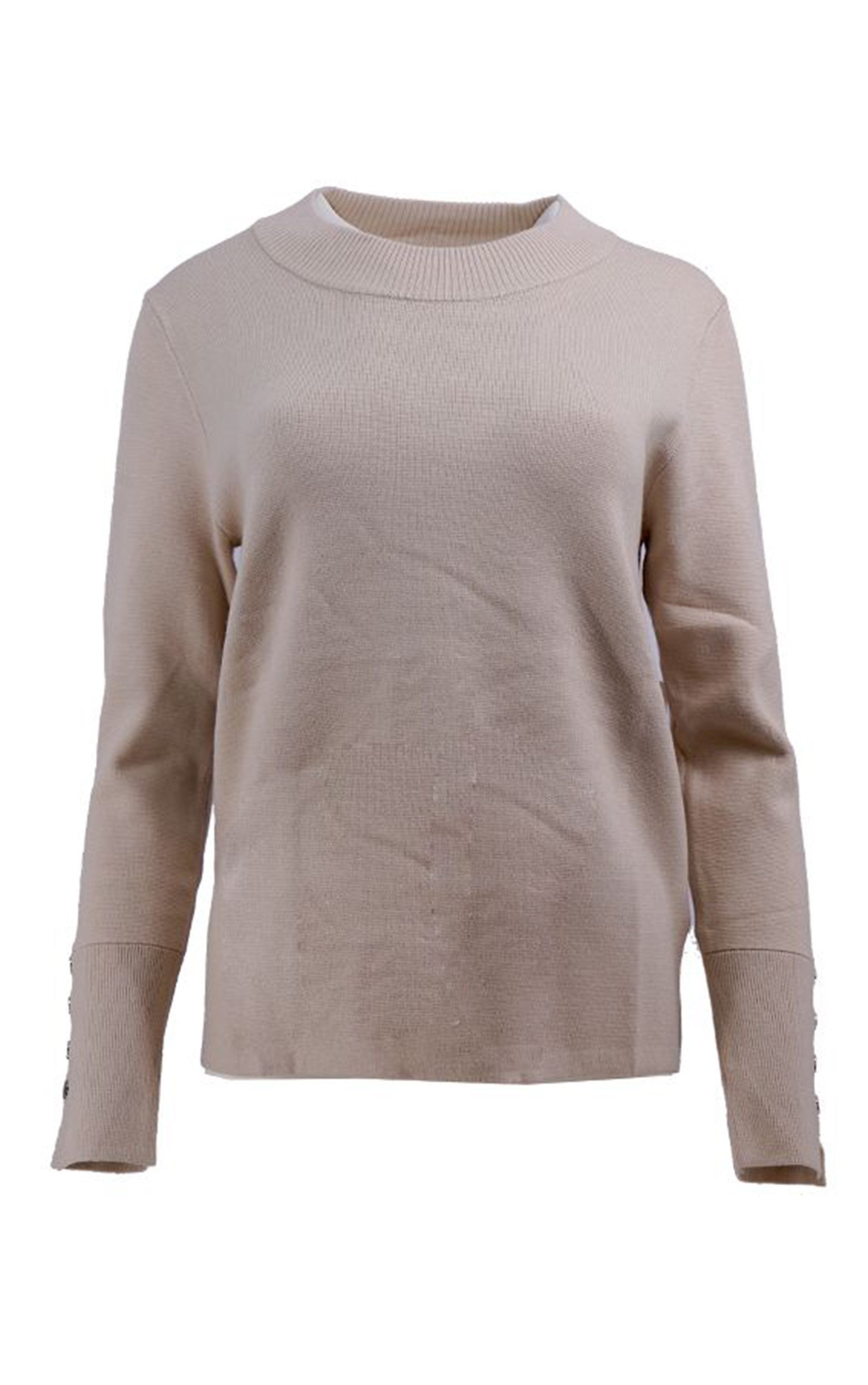 Passioni Strickpullover mit Knopfdetail günstig online kaufen