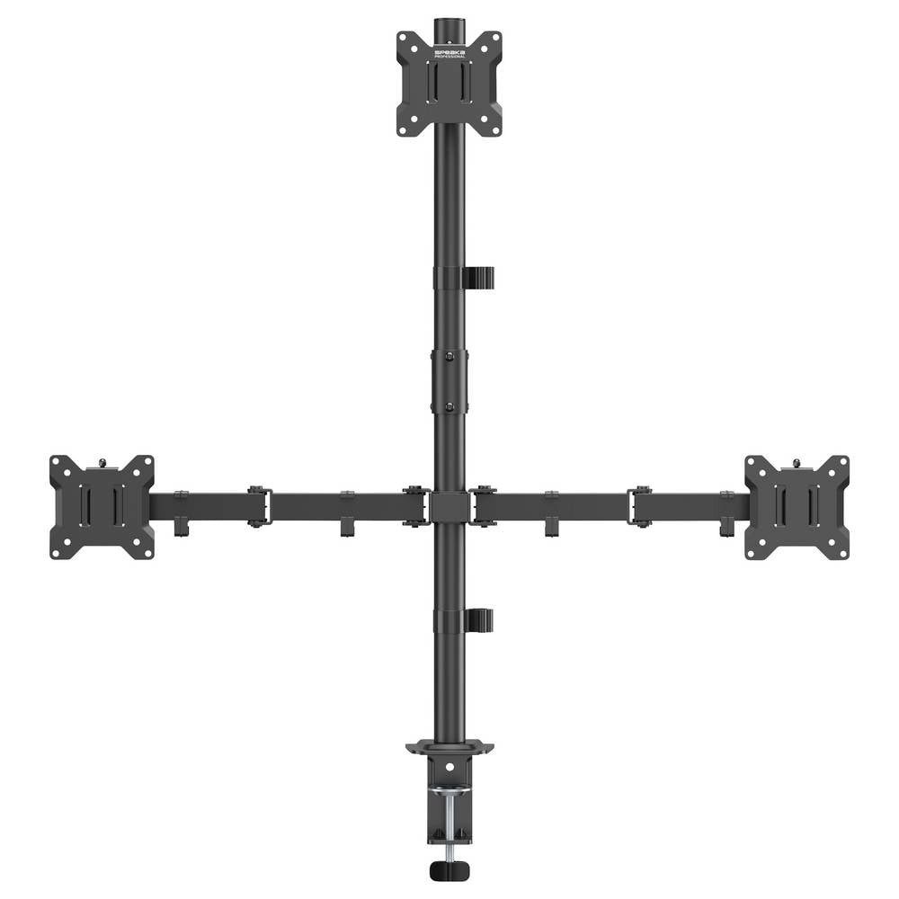 SpeaKa Professional Monitor-Halterung SP-MM-231 Monitorhalterung 3 Display(s) 43,2 cm (17) - 81,3 cm (32) – Bild 3 von 5