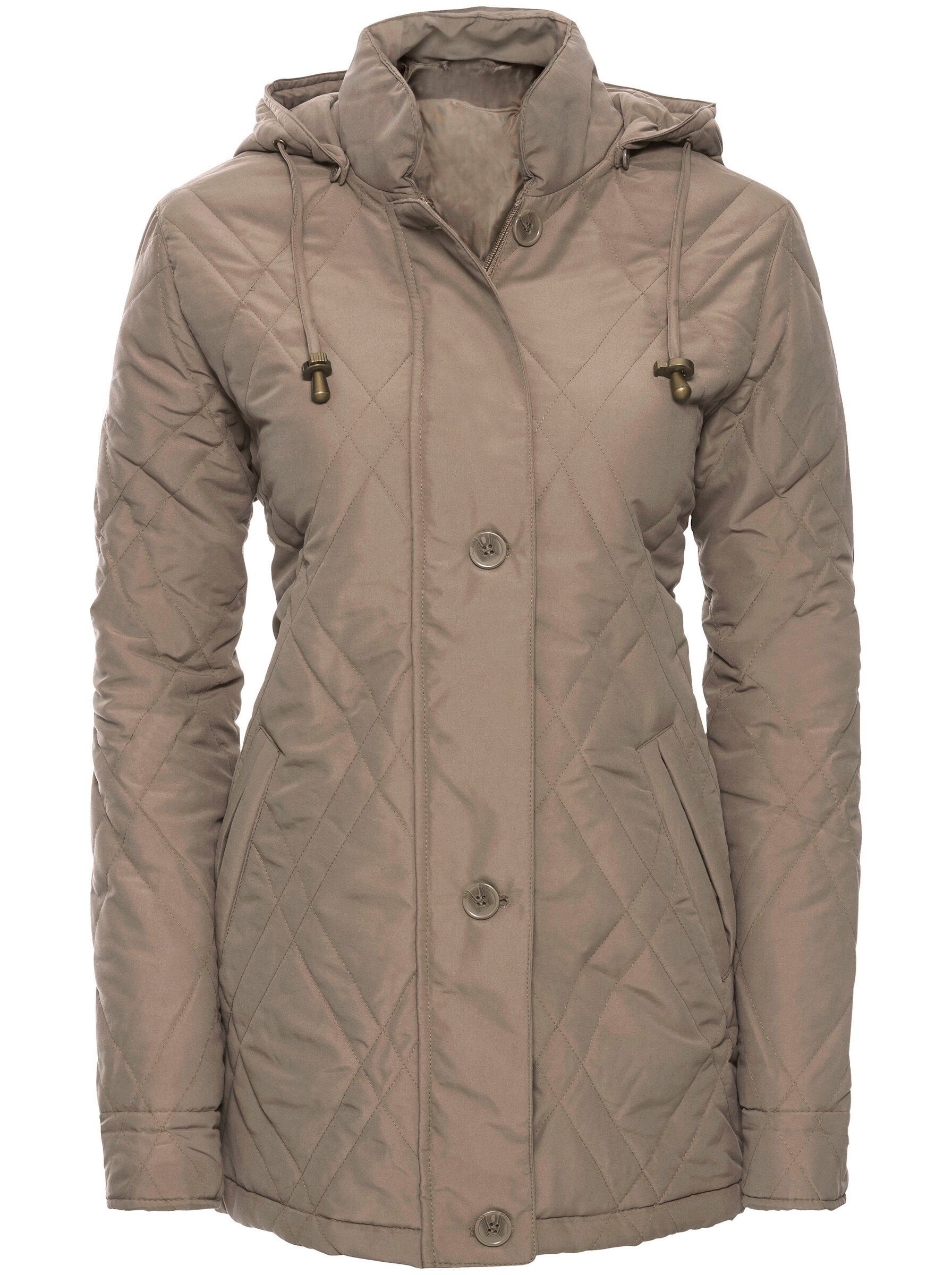 Sieh an! Allwetterjacke Steppjacke Langarm