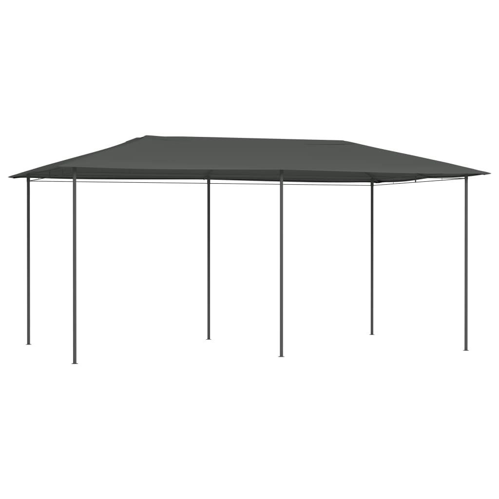 vidaXL Partyzelt Pavillon 2,98x5,3x2,59 m Grau 160 g/m²