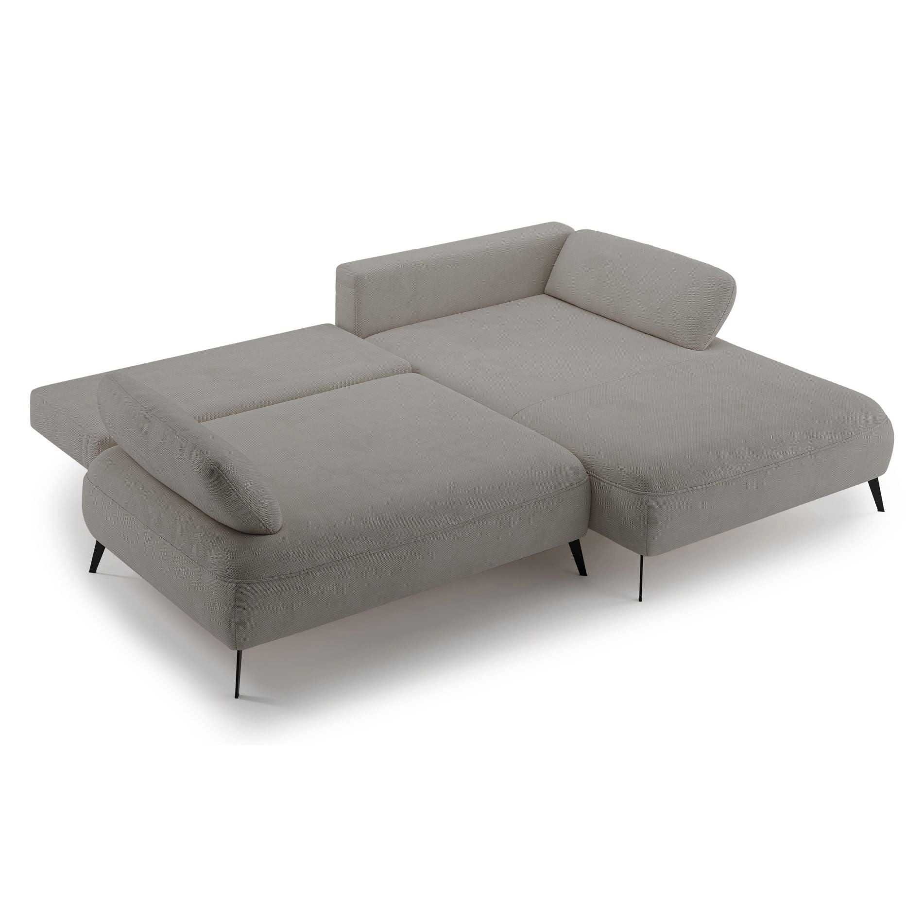 Selsey Ecksofa AVOLLA, mit Schlaffunktion und Bettkasten, Chenille, frei im Raum stellbar