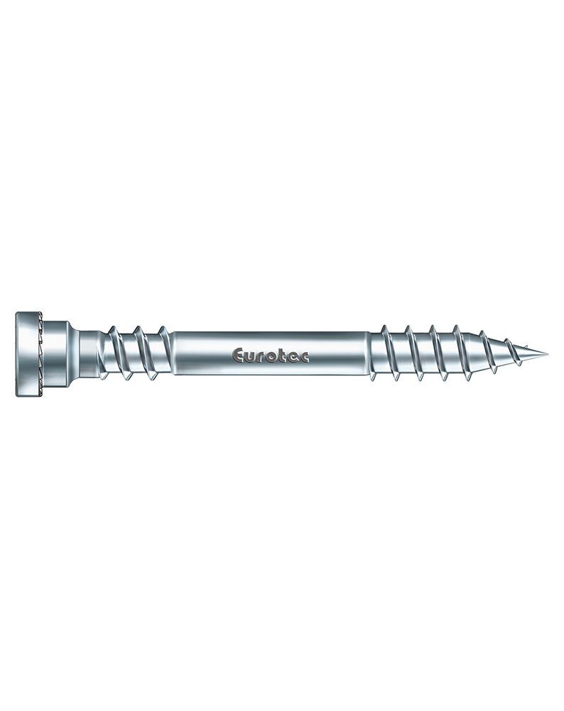 Eurotec Schrauben-Set Terrassotec Tribolar, Edelstahl A2, TX25, Eimer inkl. Bit+Drillstop, (500 St)