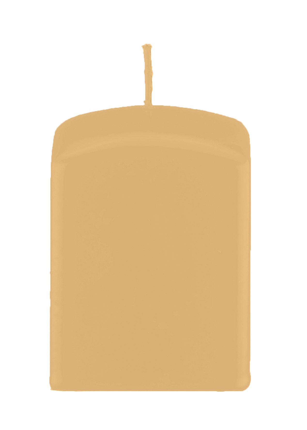 Kopschitz Kerzen Stumpenkerze Quader Kerzen, Quadratische Kerzen Beige 60 x Ø 60/60 mm, 16 Stück
