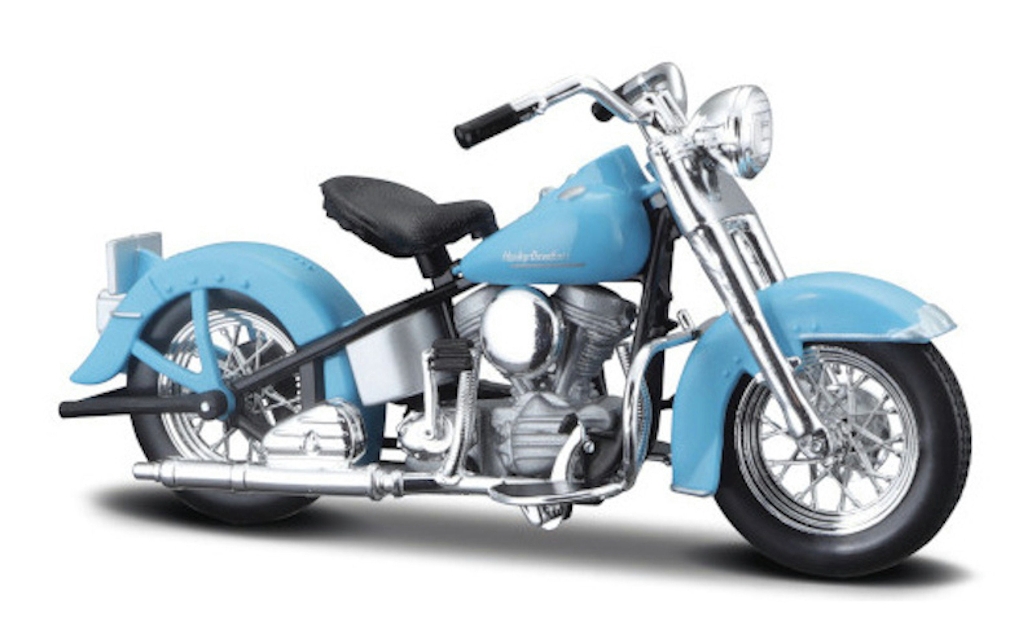 Maisto® Modellmotorrad Modellmotorrad - HD Serie 39 »1953 74FL Hydra Glide (blau)«, Maßstab 1:18, detailliertes Modell