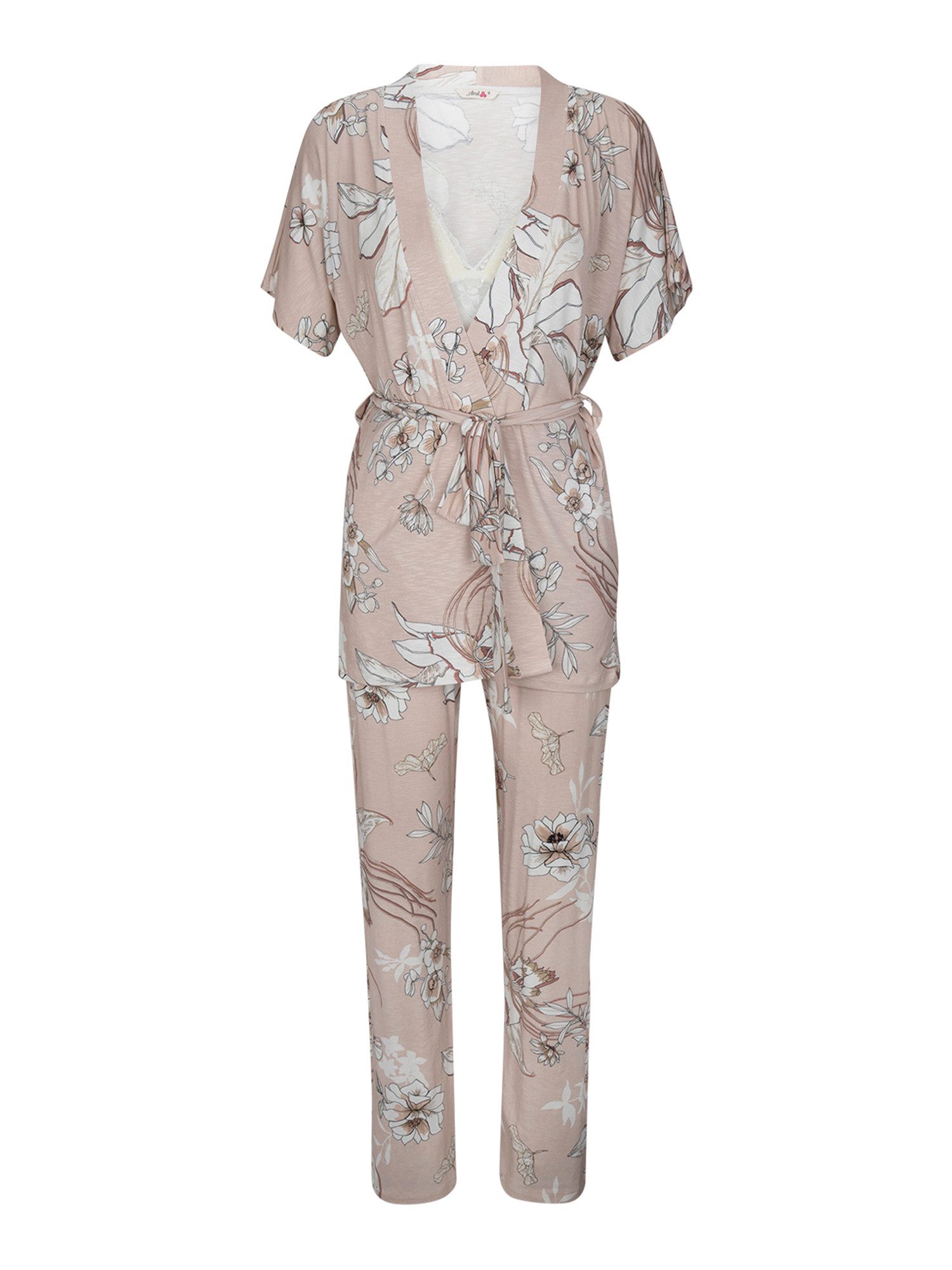 Pyjama Gown, Bralet & Pants Dianthus