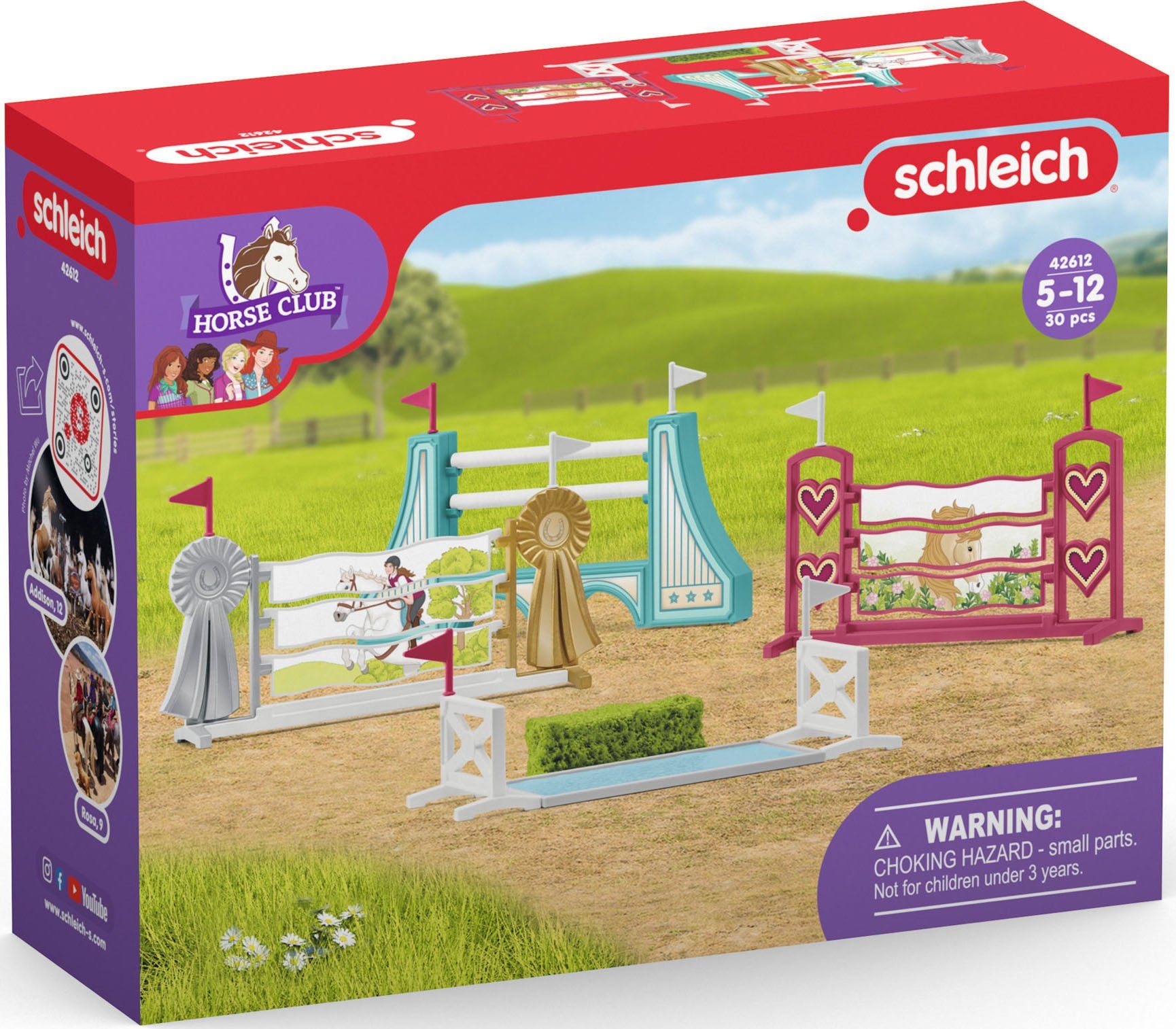 Schleich® Spielwelt HORSE (42612), Zubehör Hindernisse CLUB, Germany in Made