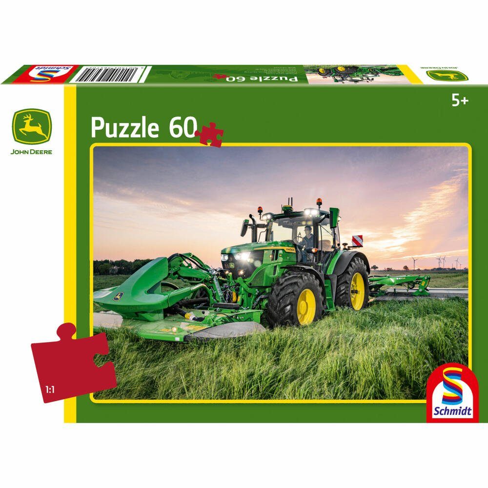 Traktor 60 60 Puzzleteile Spiele 6R Teile, 185 John Puzzle Schmidt Deere Deere: John