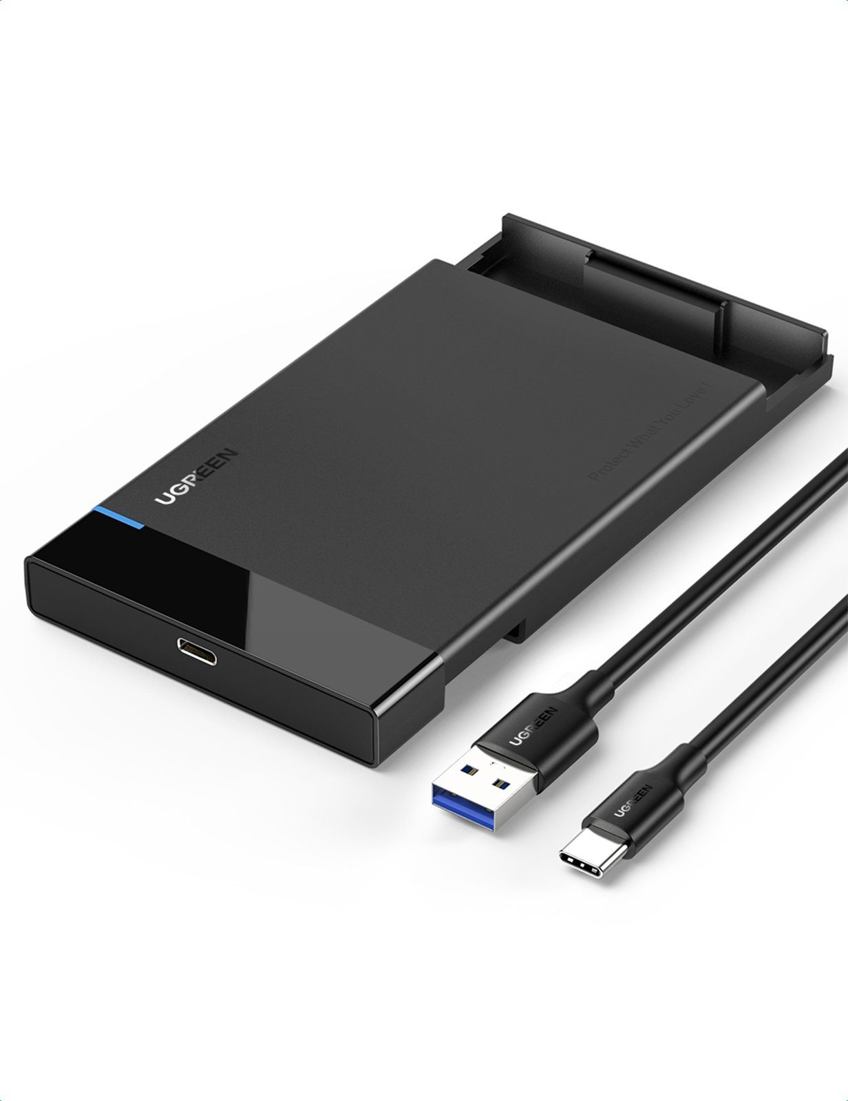 UGREEN Festplatten-Gehäuse »50743«, USB A, 2.5 Zoll SATA III, UASP, 6Gps,  Festplattengehäuse, 2,5 Zoll HDD Case online kaufen | OTTO