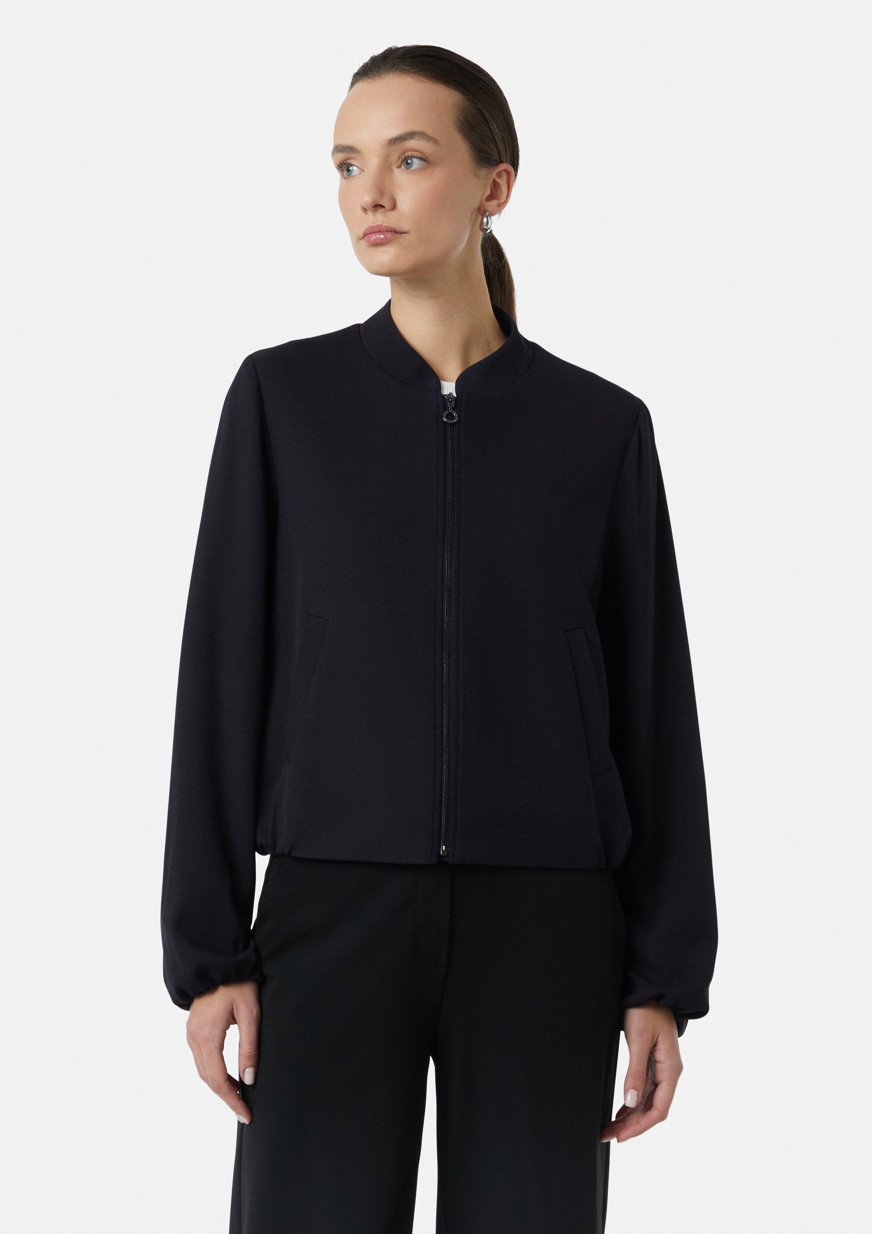 Comma Blusenblazer Blouson mit Raffung günstig online kaufen