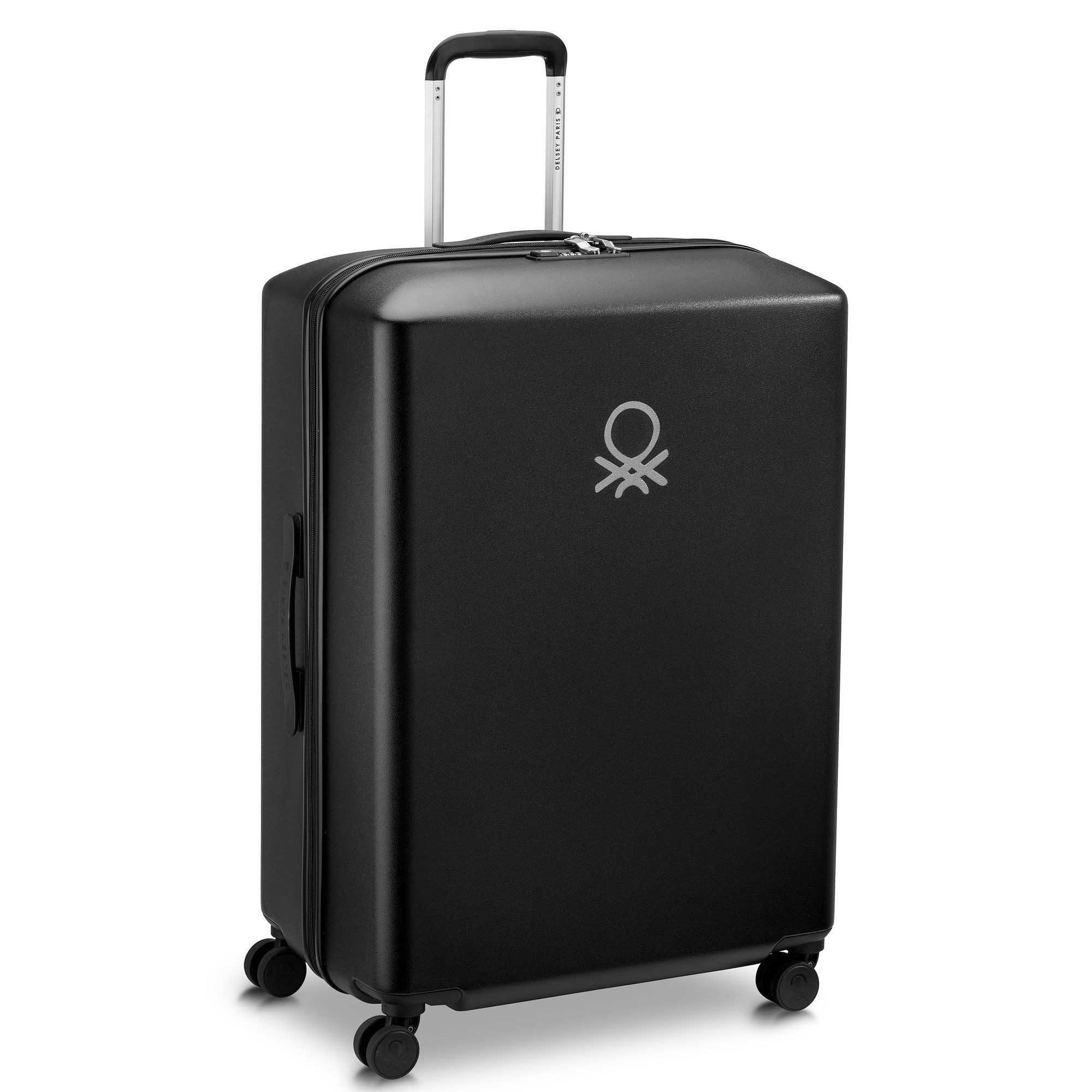 Delsey Paris Hartschalen-Trolley Delsey Paris x United Colors of Benetton, 4 Rollen, ABS