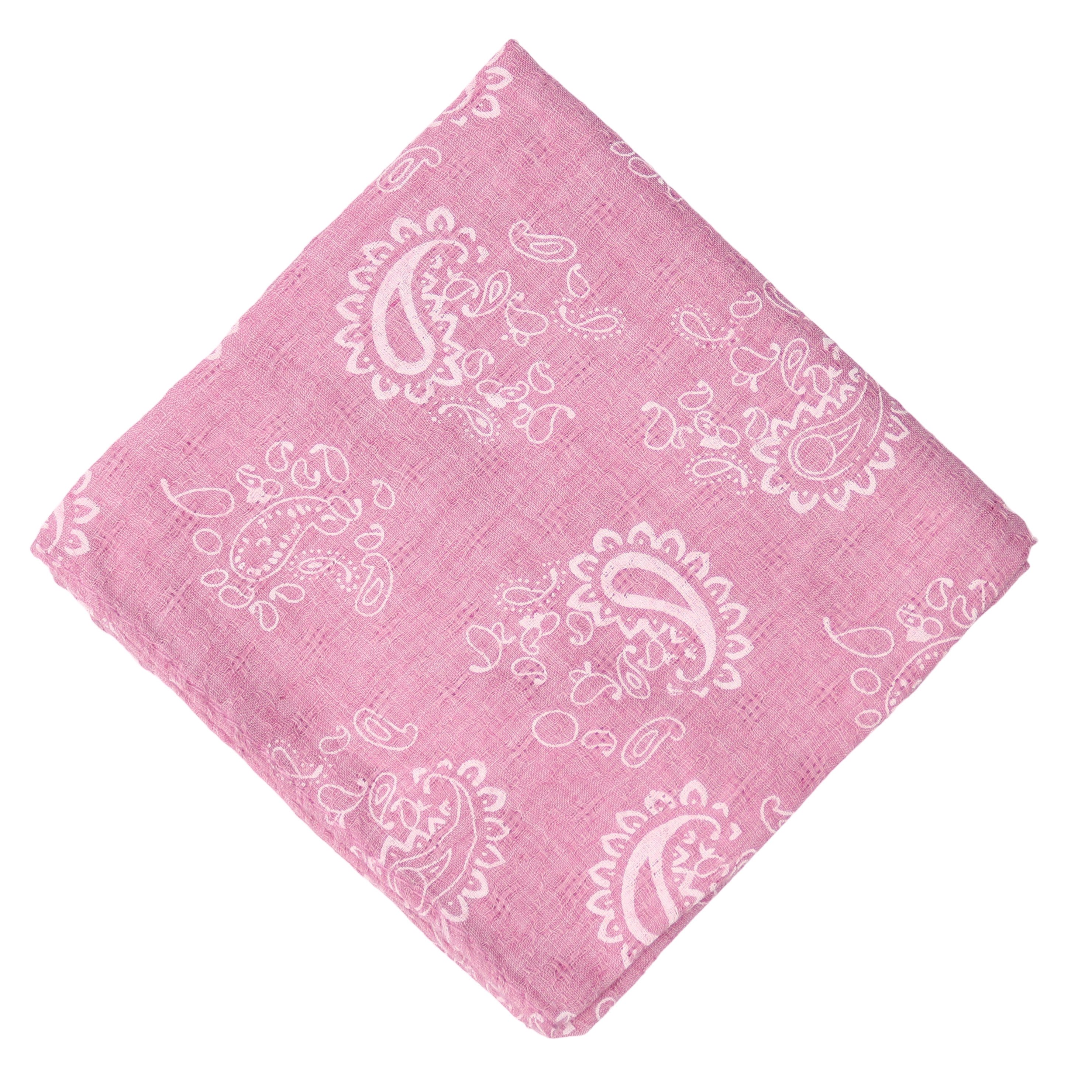 MIRROSI Nickituch ierecktuch ca. 60 × 60 cm, wunderschönes Paisley-Muster, Damen Halstuch ideal für Frühling, Sommer oder Herbst