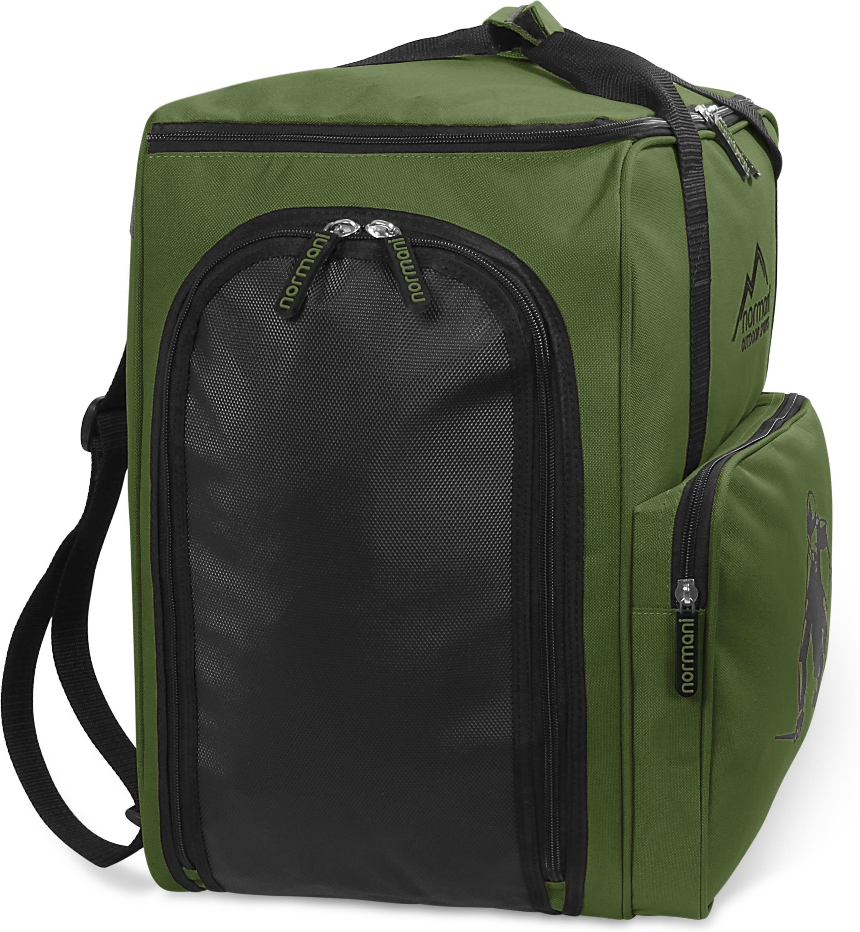 normani Sporttasche Skitasche 53 l Alpine Depo, Skischuhtasche mit separatem Helmfach und Rucksackfunktion