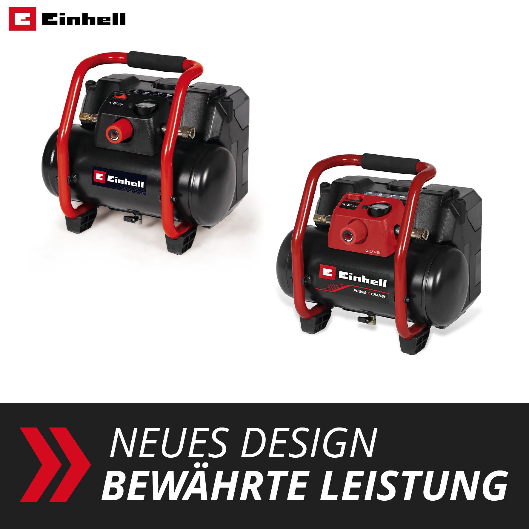 Einhell Kompressor Power X-Change TE-AC 36/150 Li OF-Solo, max. 8 bar, 6 l, ohne Akku