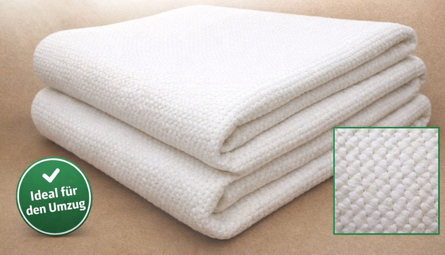 Looping-Lu Tier-Kofferraumdecke Baumwolldecke Tierdecke Packdecke aus Deutschland 200 x 150 cm 380g/m2