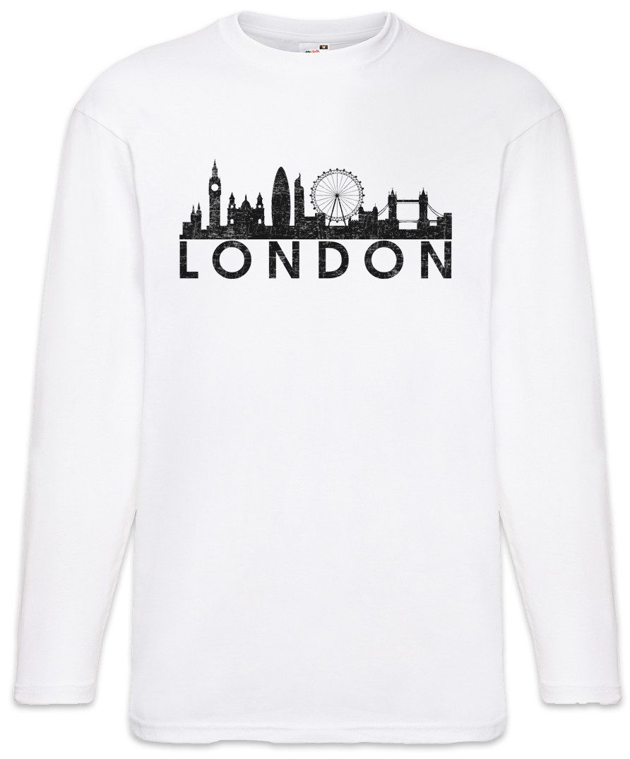 Urban Backwoods Langarmshirt Skyline London Langarm T-Shirt Stadt City Fun England Großbritannien (1-tlg) Great Britain United Kingdom