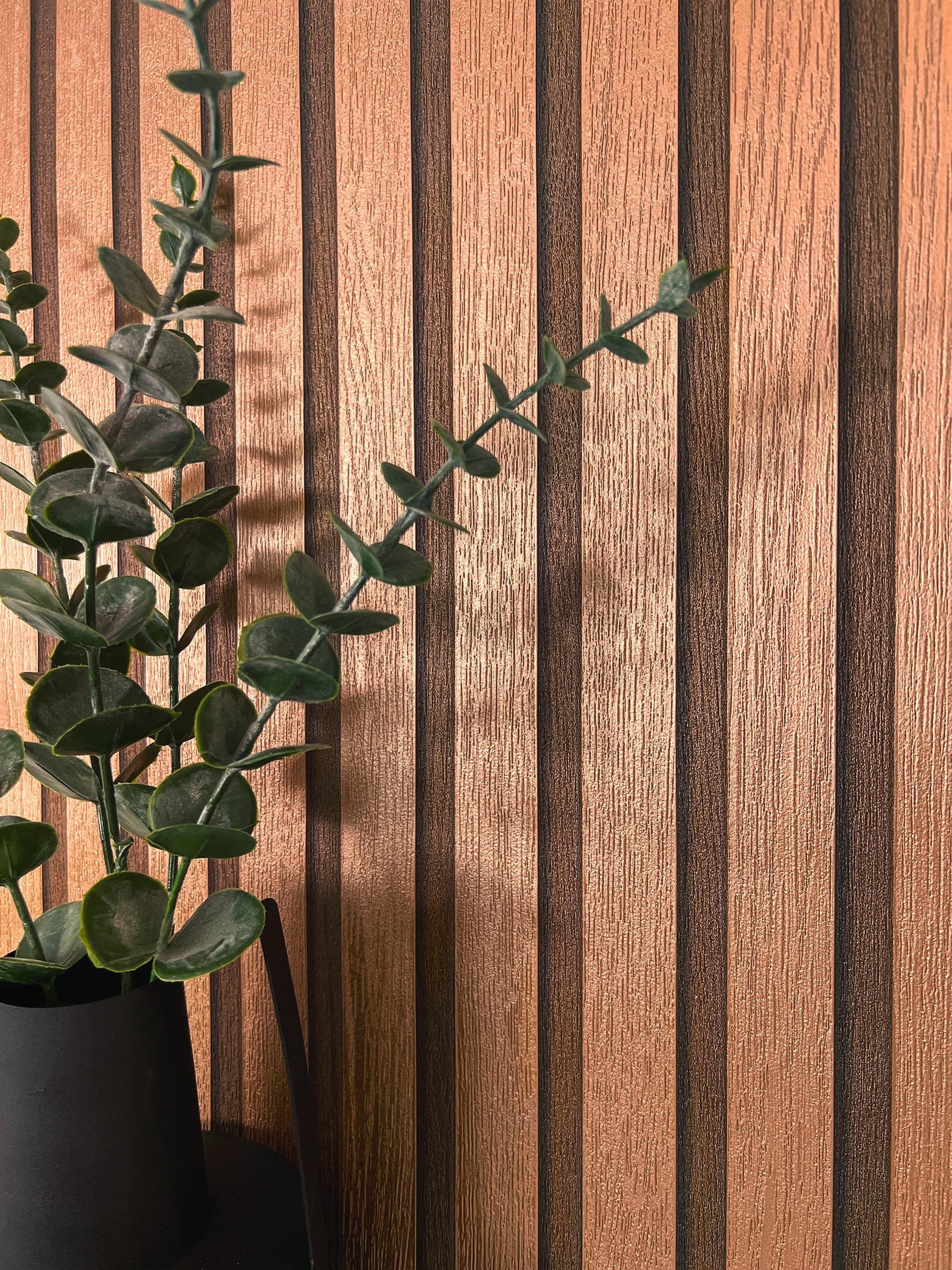 Newroom Vliestapete, Bronze Tapete Glamour Paneele - Wandpaneele Holzpaneel günstig online kaufen