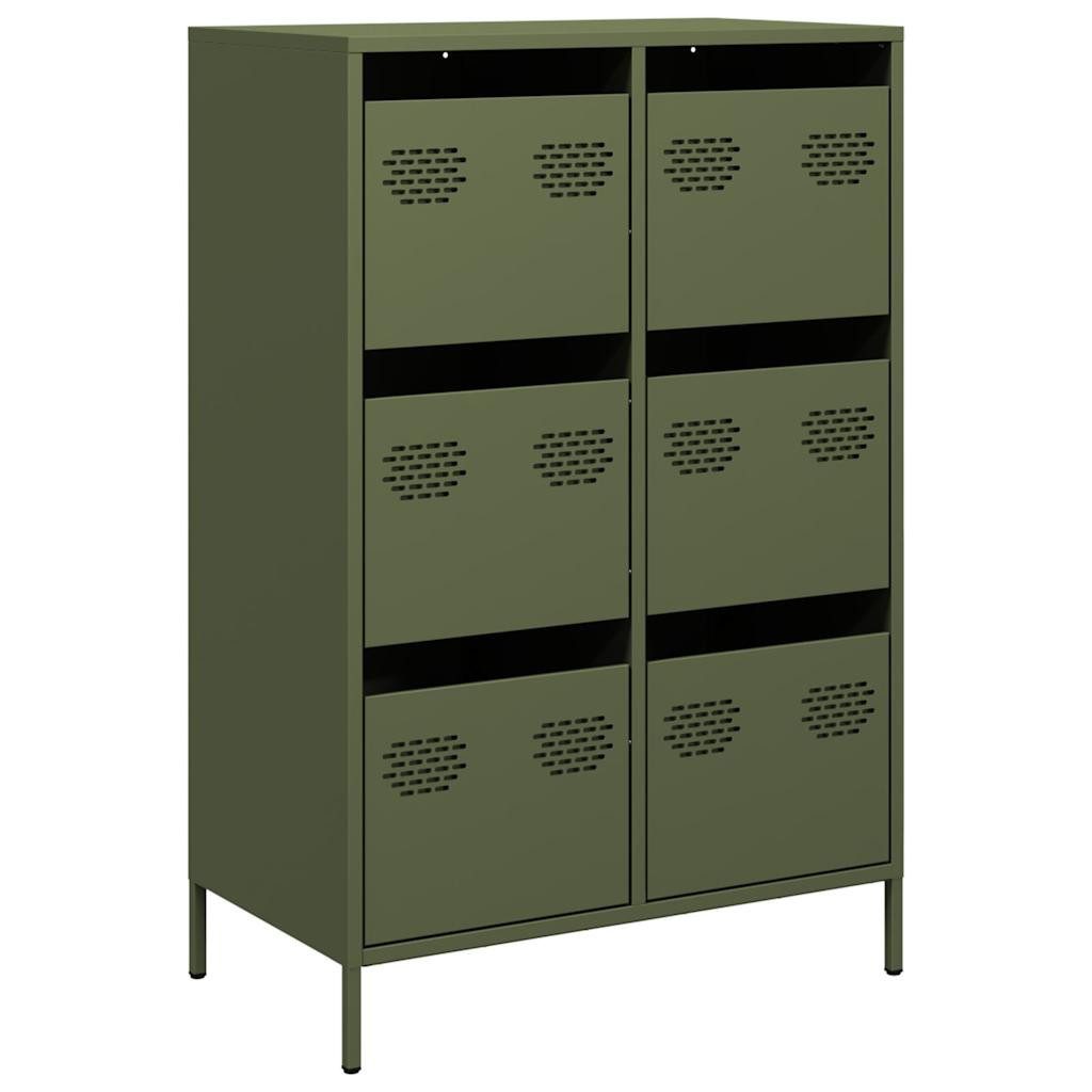 vidaXL Highboard Highboard Olivgrün 68x39x101,5 cm günstig online kaufen