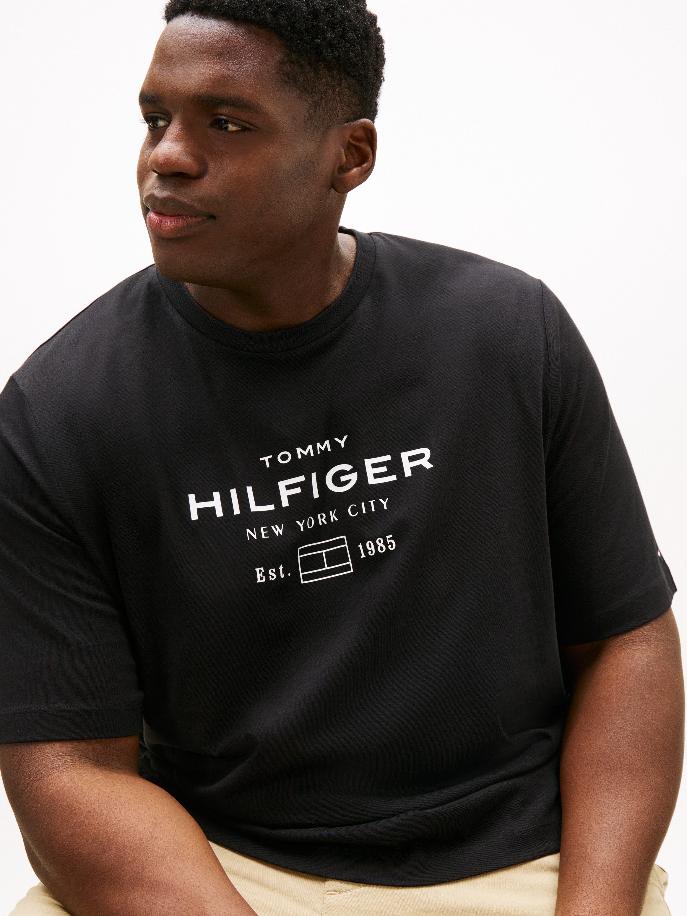 Tommy Hilfiger Big & Tall T-Shirt HILFIGER STACK GRAPHIC TEE Große Größen günstig online kaufen