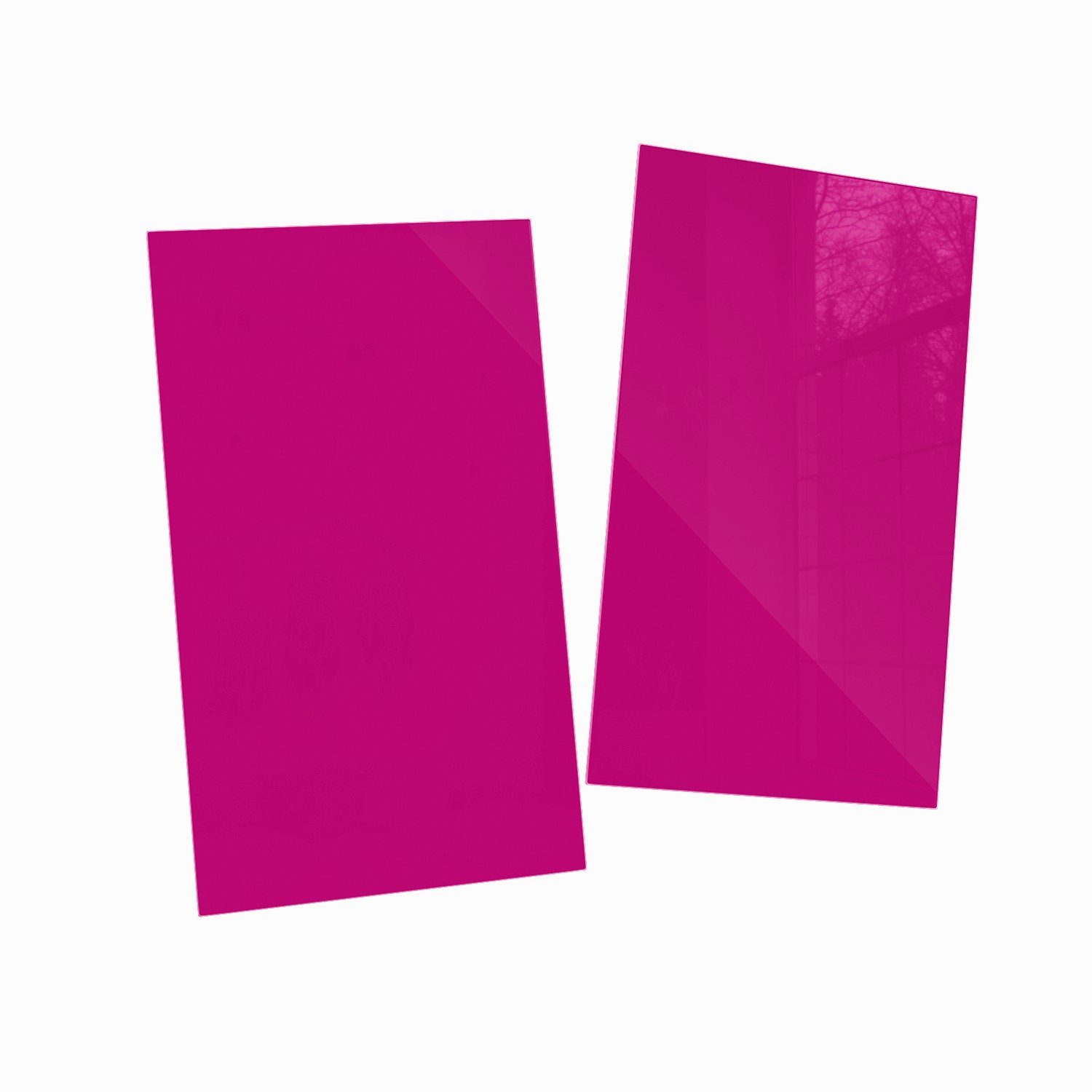 verschiedene inkl. Pink, Herd-Abdeckplatte (Glasplatte, 2 Wallario tlg., 5mm Größen Noppen), ESG-Sicherheitsglas,