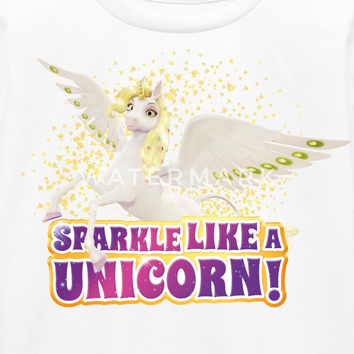 Spreadshirt T-Shirt Mia and Me Onchao Glitzer Wie Ein Einhorn Kinder Premium T-Shirt (1-tlg)