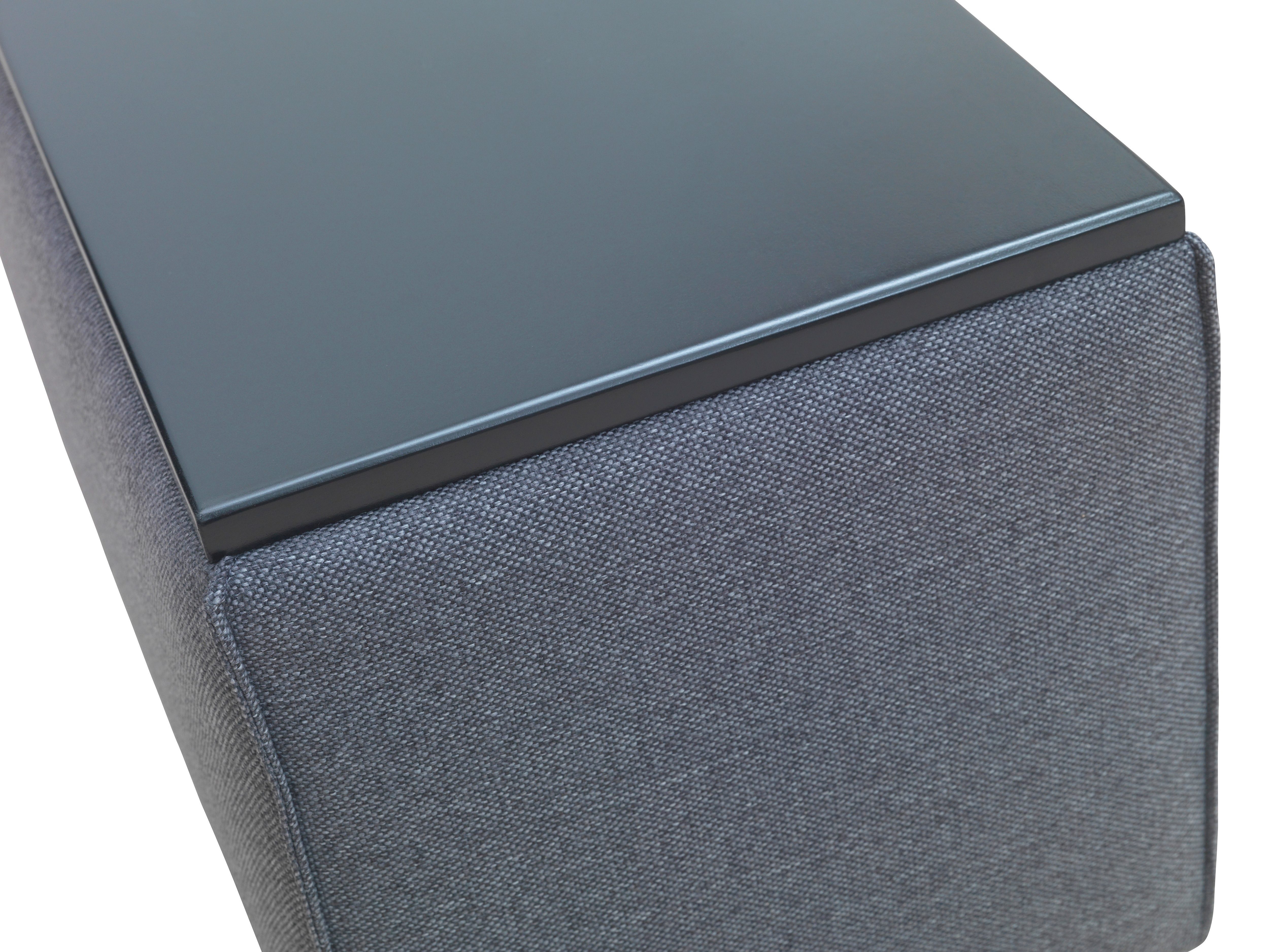 Tischplatte schwarz, TAILOR Couchtisch Tischelement als ELEMENTS, oder einsetzbar HOME TOM Sofaelement
