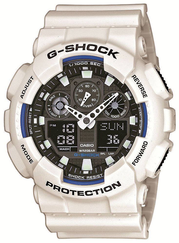 CASIO G-SHOCK Chronograph GA-100B-7AER, Quarzuhr,Armbanduhr,Herrenuhr,digit günstig online kaufen