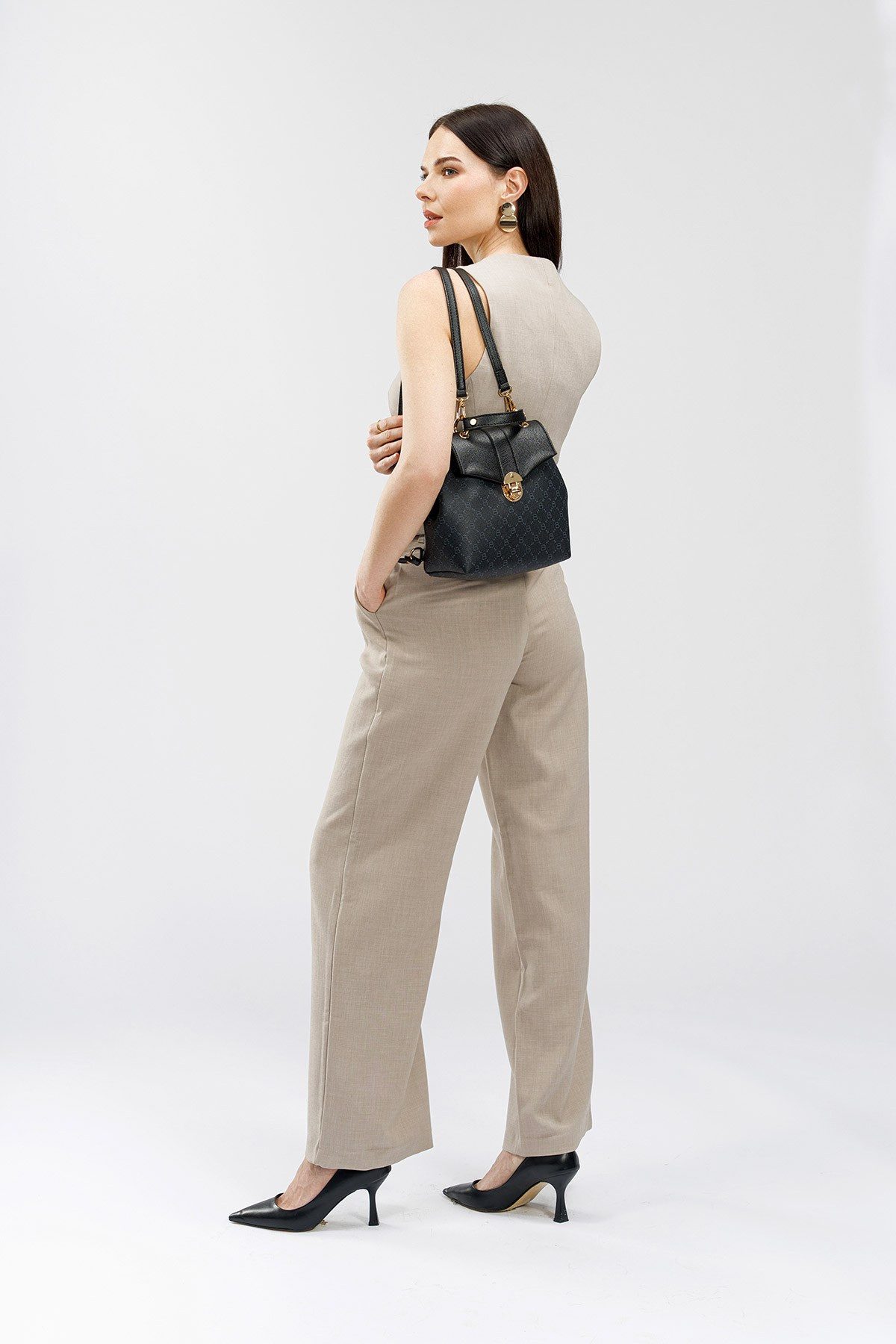 lucky bees Rucksack 100% POLYVINYL LEATHER, 23 cm x 10 cm B1710