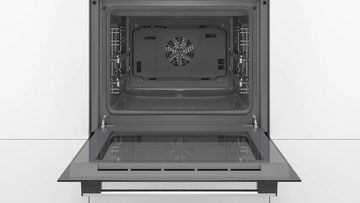 BOSCH Backofen-Set EcoClean Direct mit Midea Induktionskochfeld Booster autark 80 cm