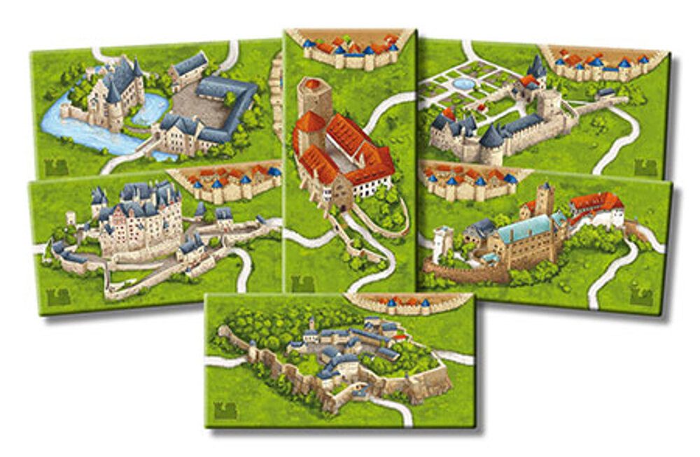 Hans im Glück Spiel Carcassonne, Burgen in Deutschland (neue Edition) - Erweiterung