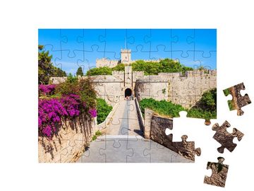 puzzleYOU Puzzle Altstadt von Rhodos, Griechenland, 48 Puzzleteile, puzzleYOU-Kollektionen Griechenland