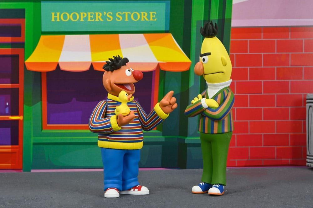 NECA Actionfigur Sesamstraße Toony Classics Bert 15 cm