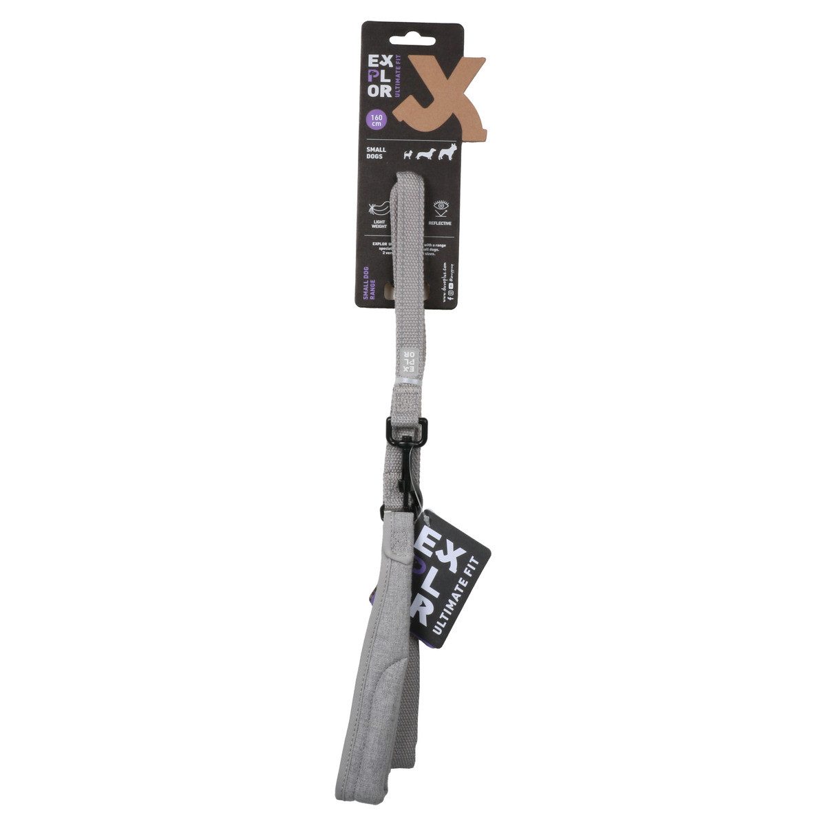 DUVO+ Hundeleine EXPLOR Ultimate Fit Leine grau