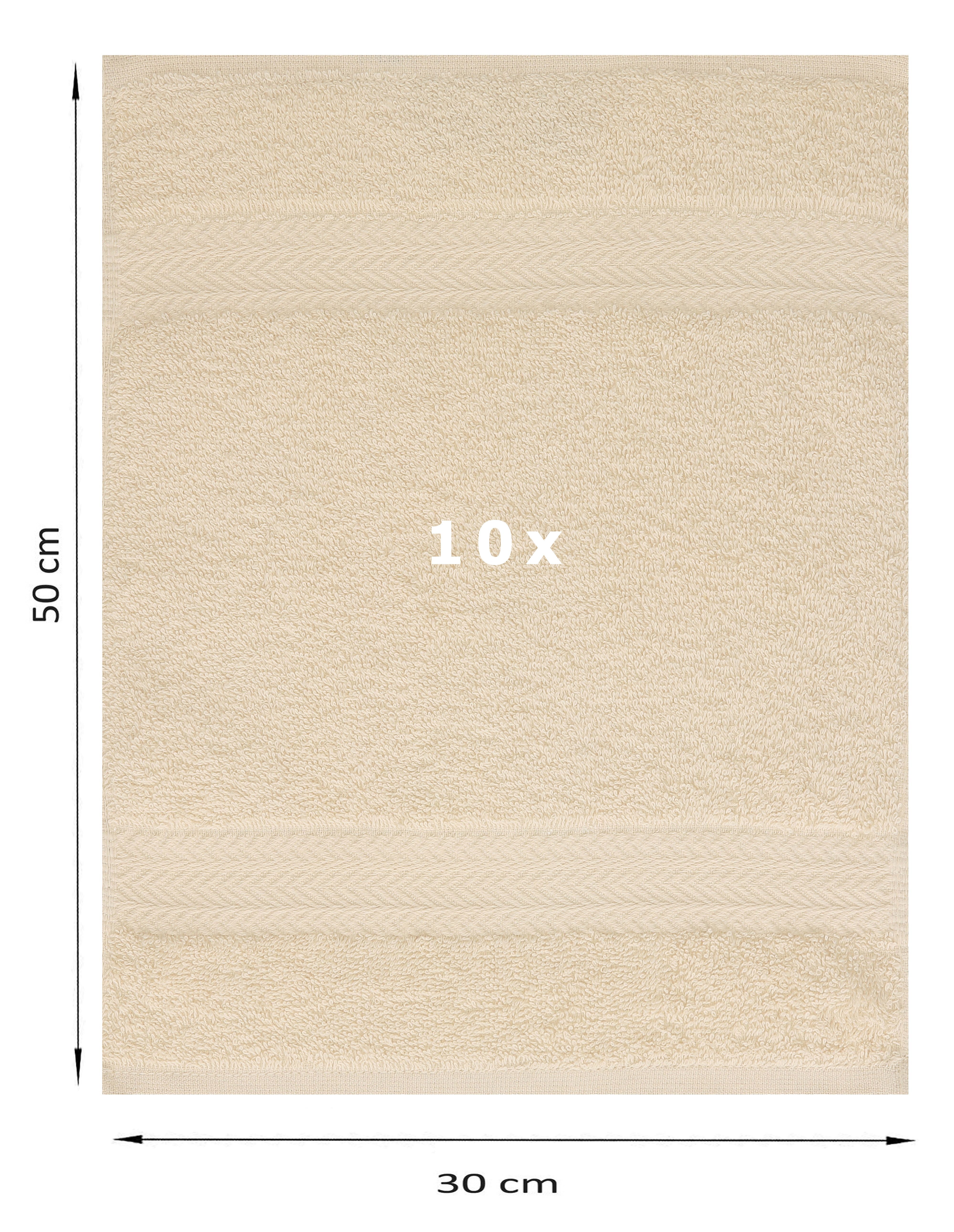 Betz Gästehandtücher 10 tlg. Gästehandtücher-Set PREMIUM günstig online kaufen