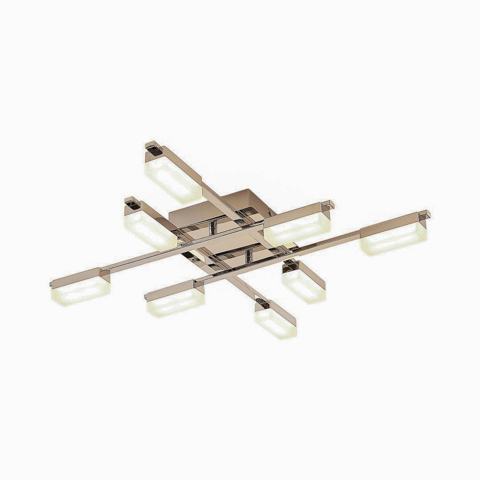 Lindby Deckenleuchten Mally, 8 x 4,3 W LED, warmweiß