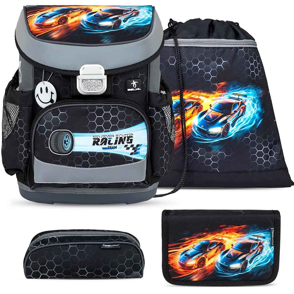 Belmil Schulranzen Set Mini Fit 10-teilig 2026 Jungen Race It