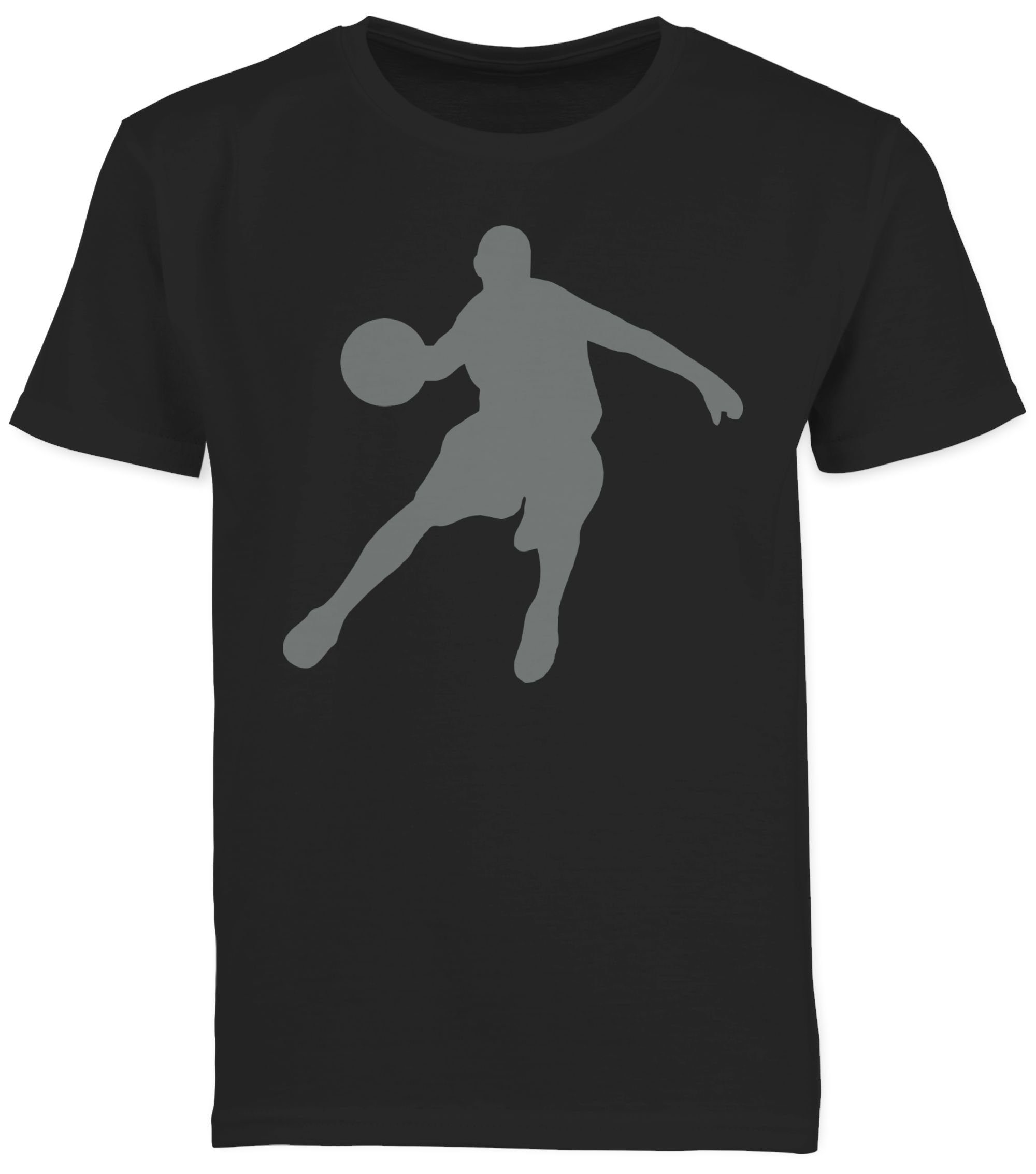 Sport Kinder Schwarz Kleidung Basketballspieler Shirtracer 01 T-Shirt