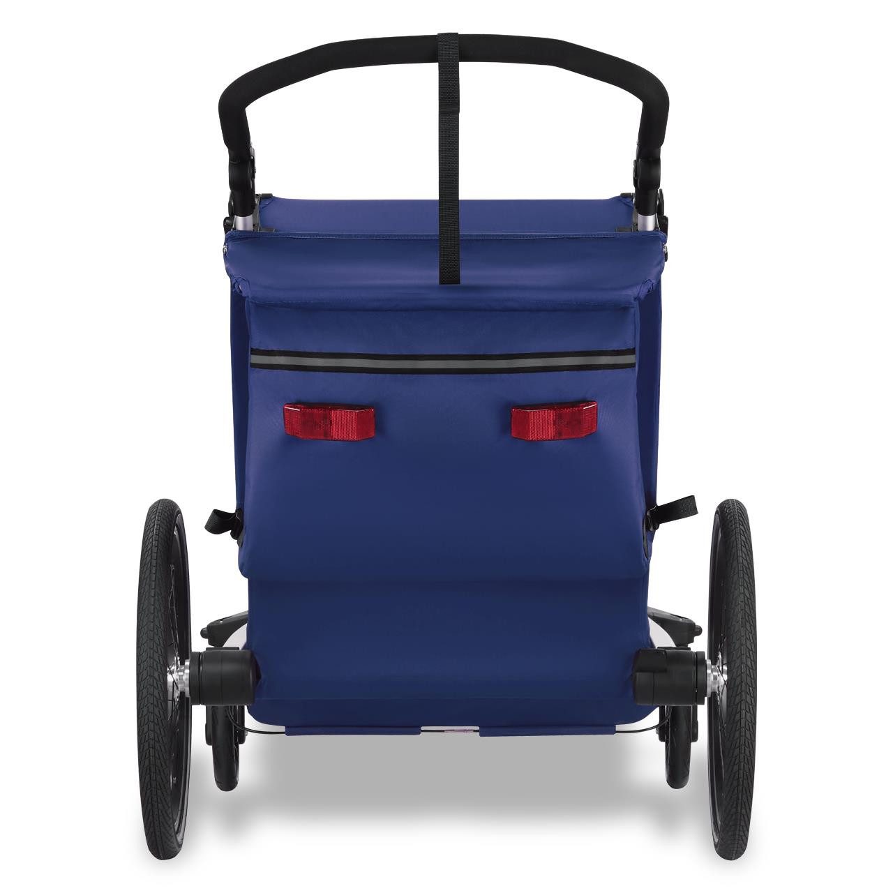 FUXTEC Fahrradkinderanhänger FX-FA1neu, faltbar, für 2 Kinder geeignet, mit 5-Punkt-Sicherheitsgurte – Bild 5 von 5
