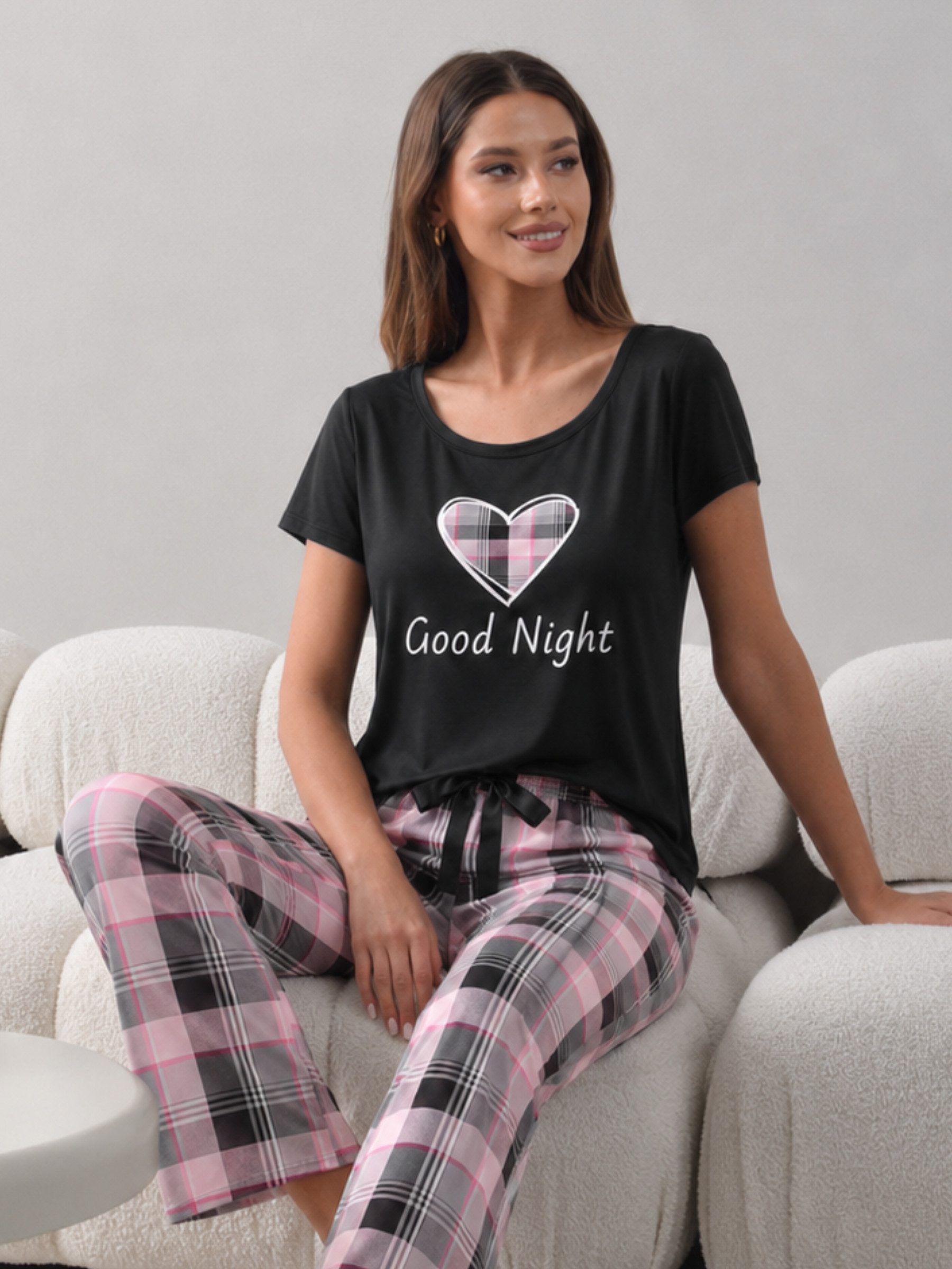 Pyjama Lässiger Schlafanzug Damen – Nachtwäsche & gemütliche Homewear