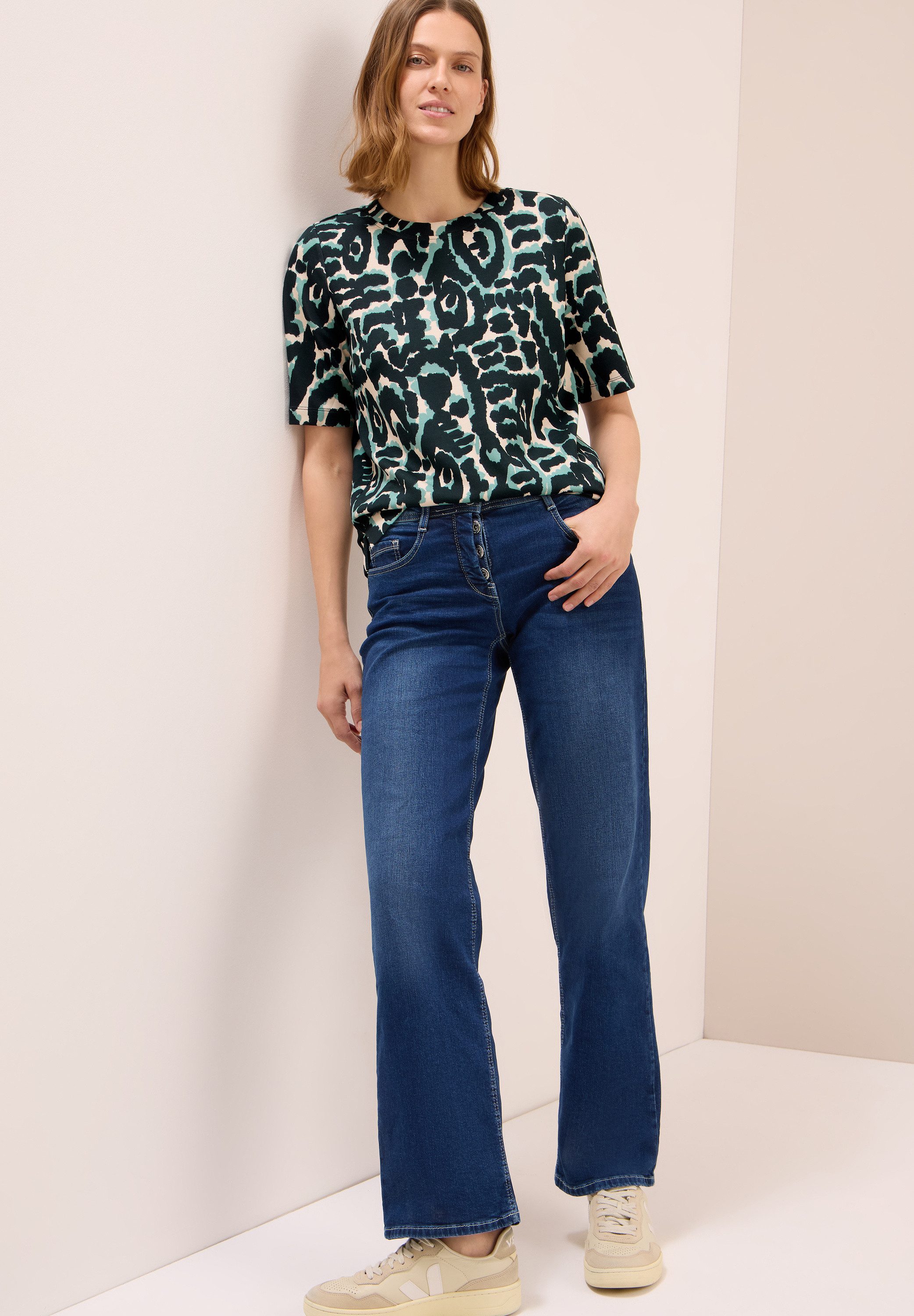 CECIL T-Shirt mit All-Over Print