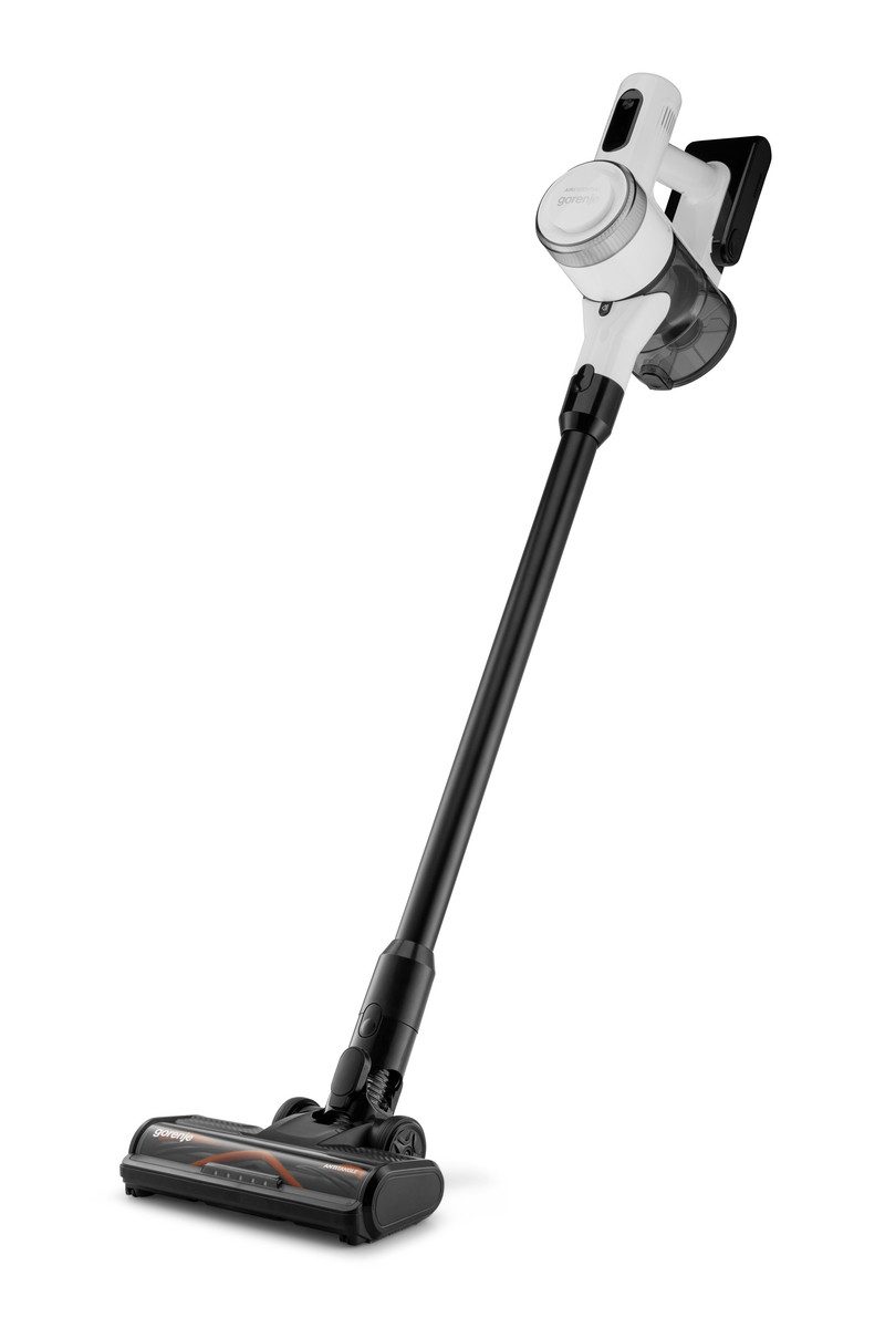 GORENJE Akku-Hand-und Stielstaubsauger AIREssential SVC222230AEW, 150 W, beutellos, 150Watt, 22.2 Volt, Anti-Tangle Bodenbürste