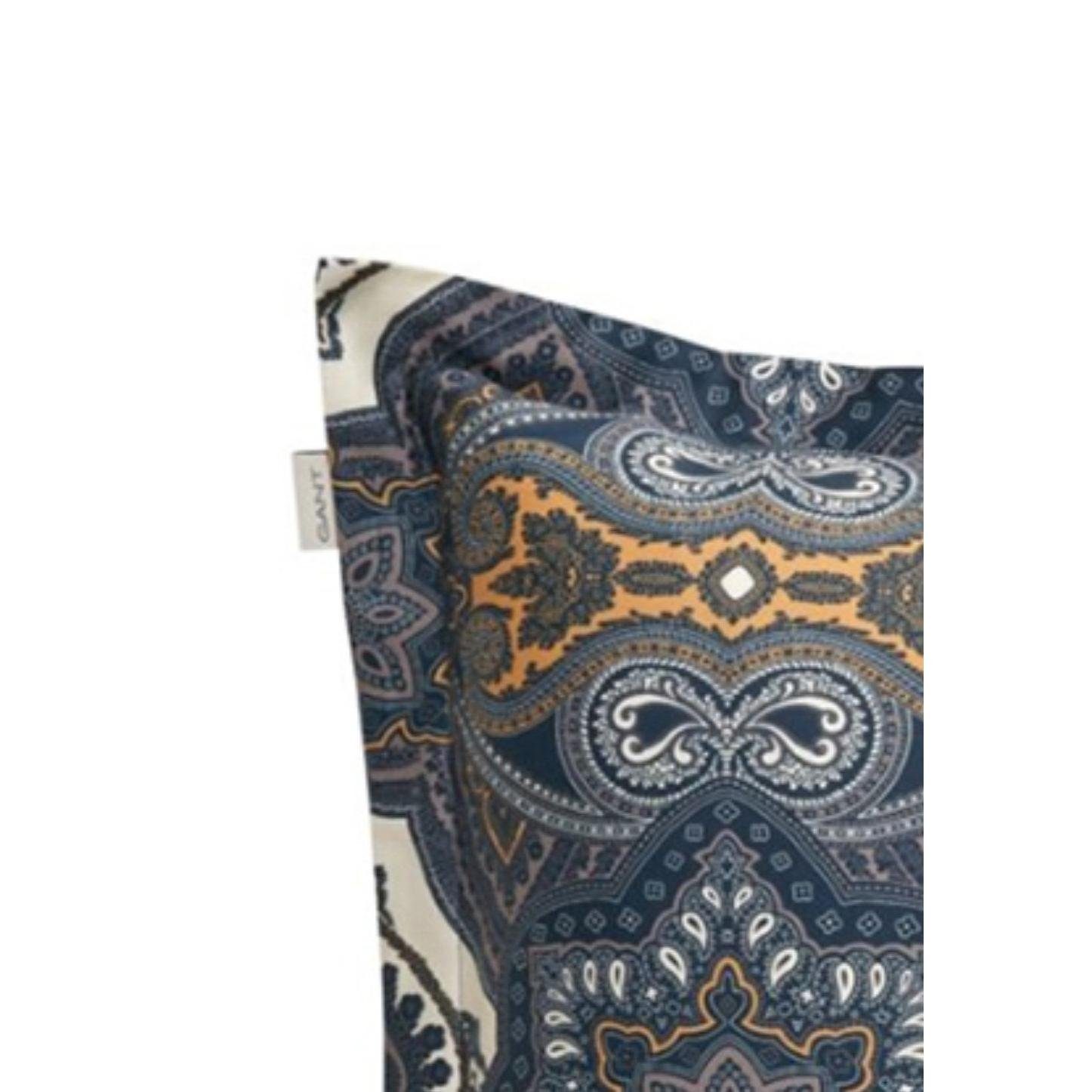 Home Gant Sateen, Medallion Gant Paisley mit Reißverschluss Kissenhülle Kopfkissenbezug