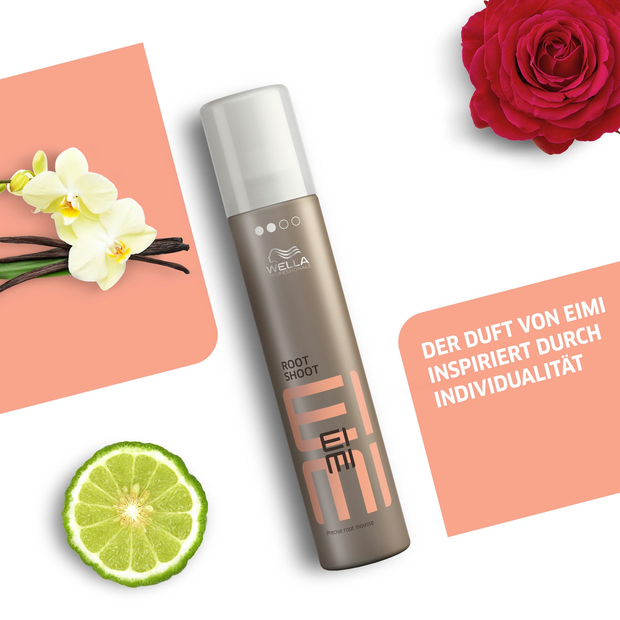 Wella Professionals Haarschaum EIMI ROOT SHOOT ANSATZ VOLUMEN SCHAUM, präzises Auftragen, mehr Volumen, leichter Halt