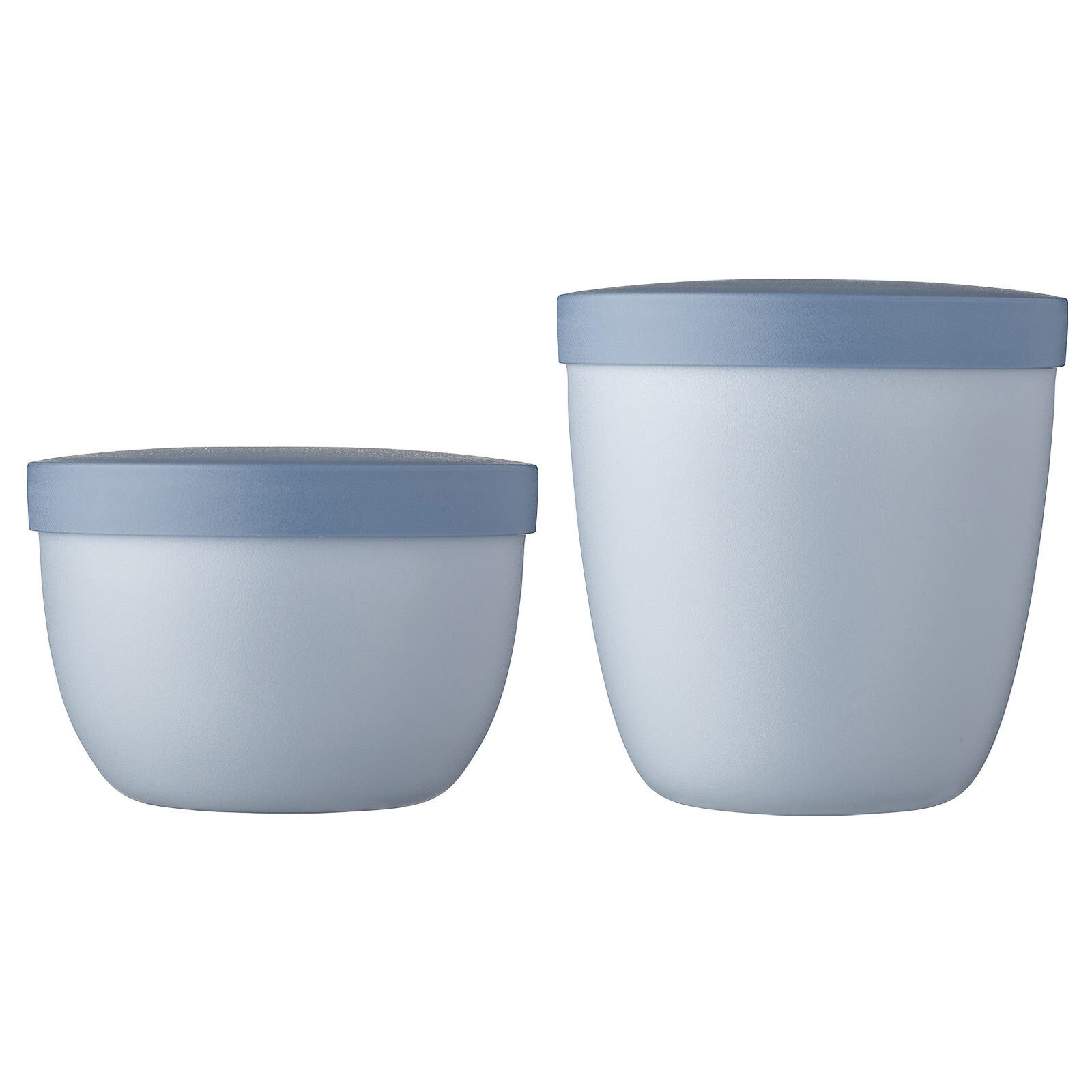 Mepal Lunchbox Ellipse Snackpots 350 & 500 ml 2er Set, Kunststoff, (2-tlg), Spülmaschinengeeignet, Mikrowellengeeignet (ohne Deckel)