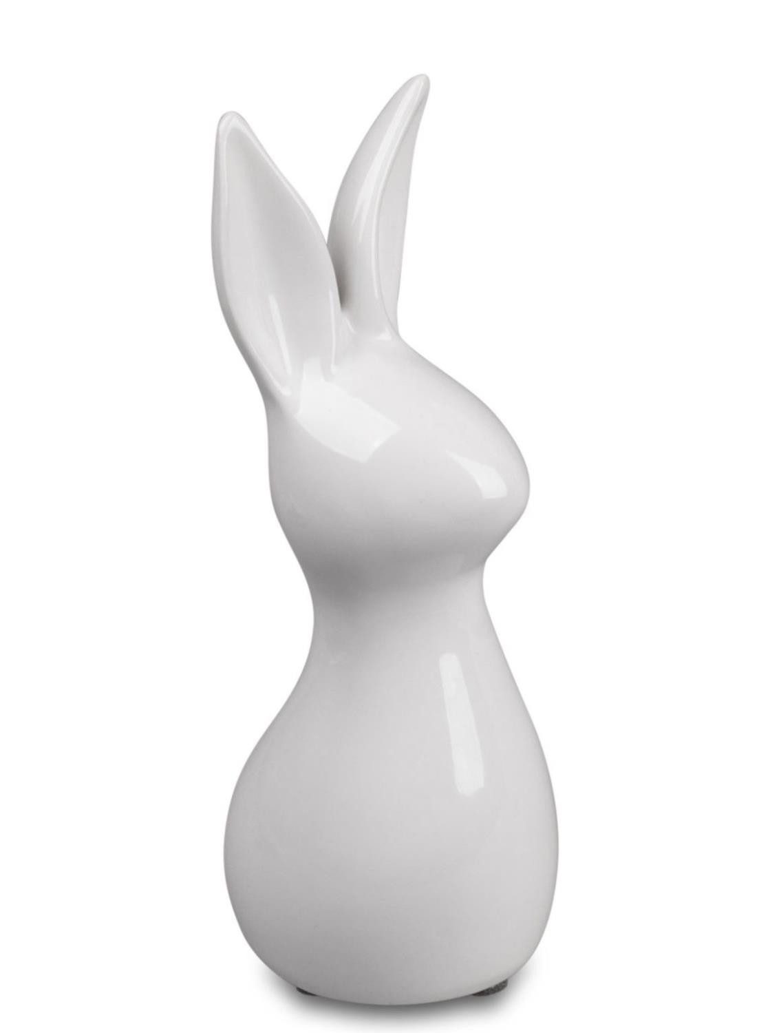 formano Dekofigur Osterzeit, Höhe: 20cm, Farbe: Weiß, Motiv: Hase