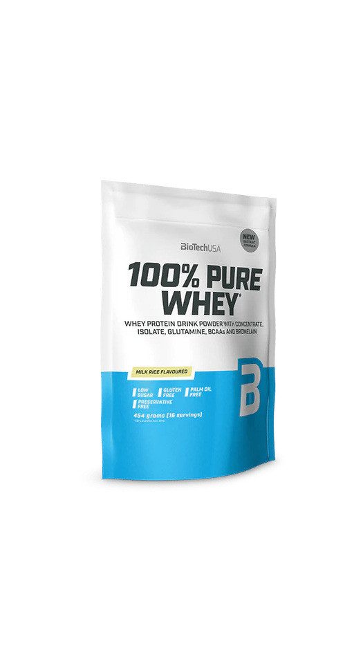 Biotech USA BioTech 100 Pure Whey 454g - Milchreis Pulver, 0.454 g, Pulver