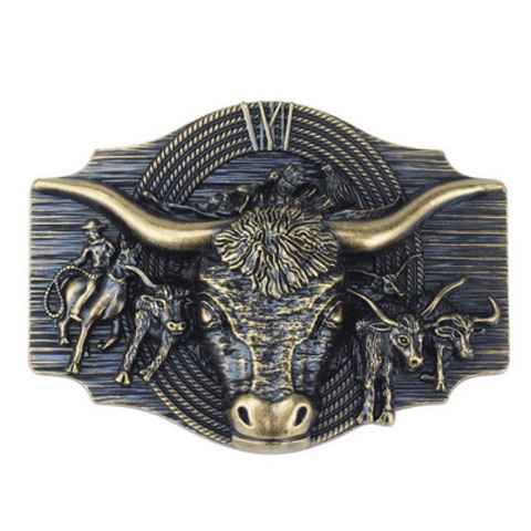 Ware aus aller Welt Gürtelschnalle Western Gürtelschließe Wild West Wechselschnalle Buckle