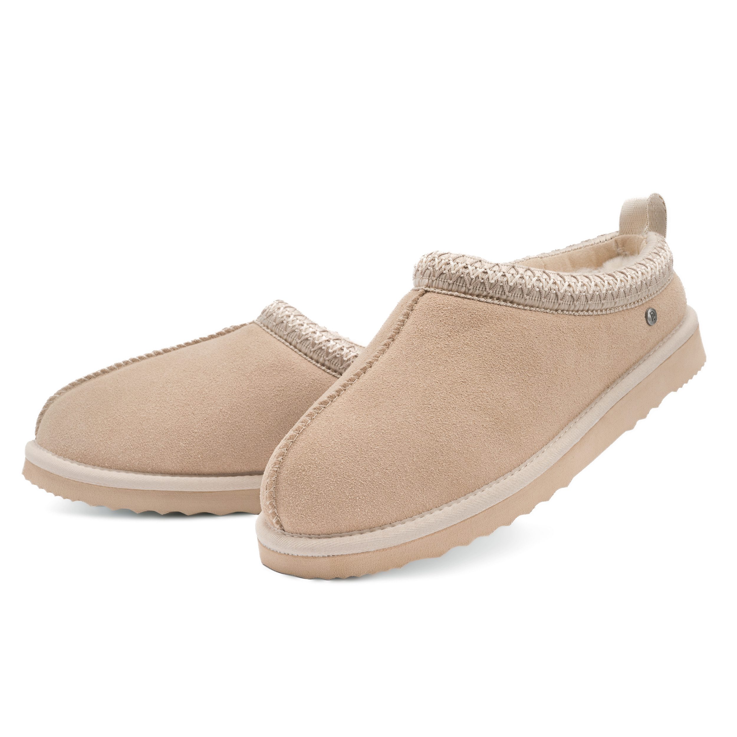 RAIKOU Damen Шлепанцы TAZZ Style aus luxuriösem australischem Lammerfell Plüsch Домашняя обувь echtem weicher Merinowolle 100% natürliche Materialien
