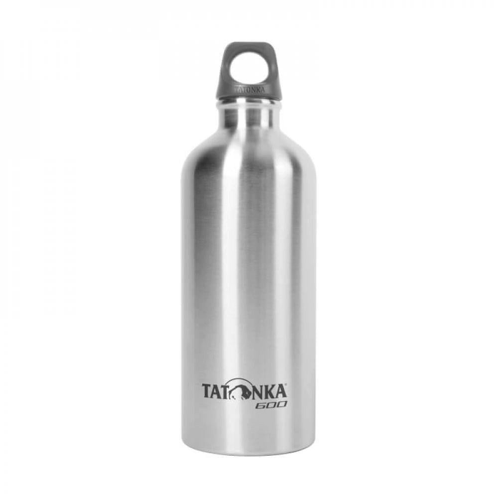 TATONKA® Trinkflasche Tatonka Stainless Steel Bottle 0,6l - Trinkflasche Unisex 0,6 L mit au